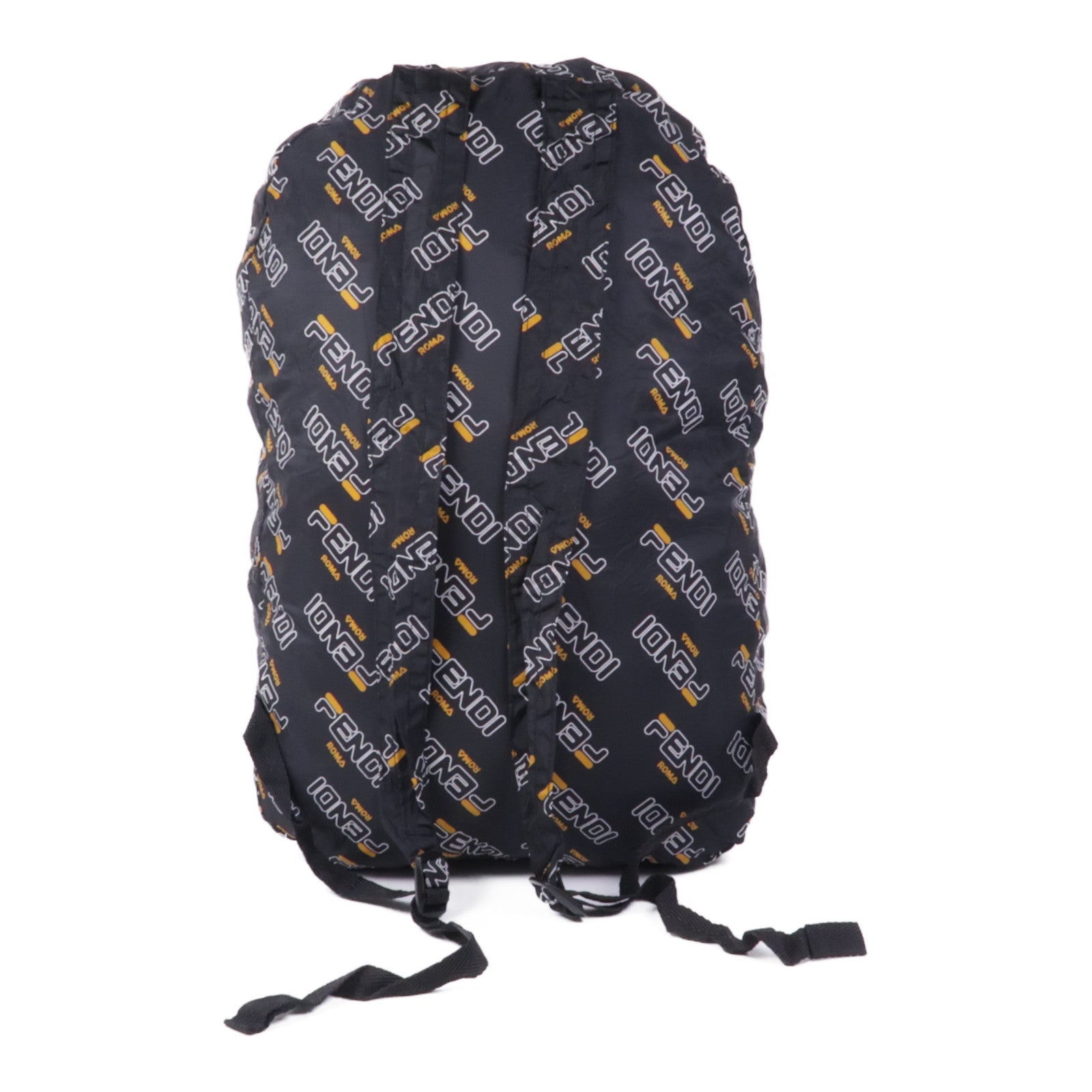 FENDI 皮革/尼龍Backpack Charm金扣背包/掛飾
