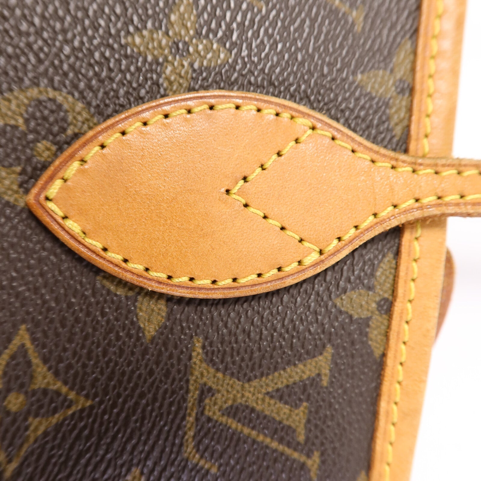 LOUIS VUITTON Monogram Neverfull MM金扣手挽袋