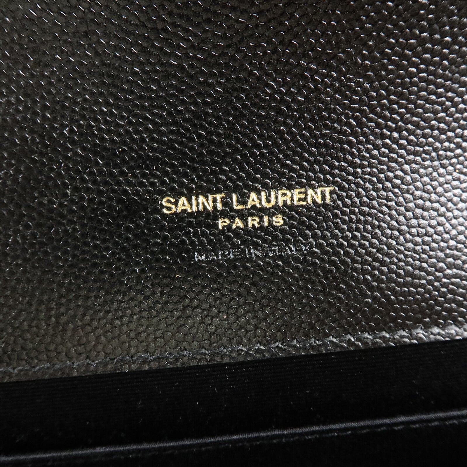 YVES SAINT LAURENT 牛皮皮革Pouch手拿包