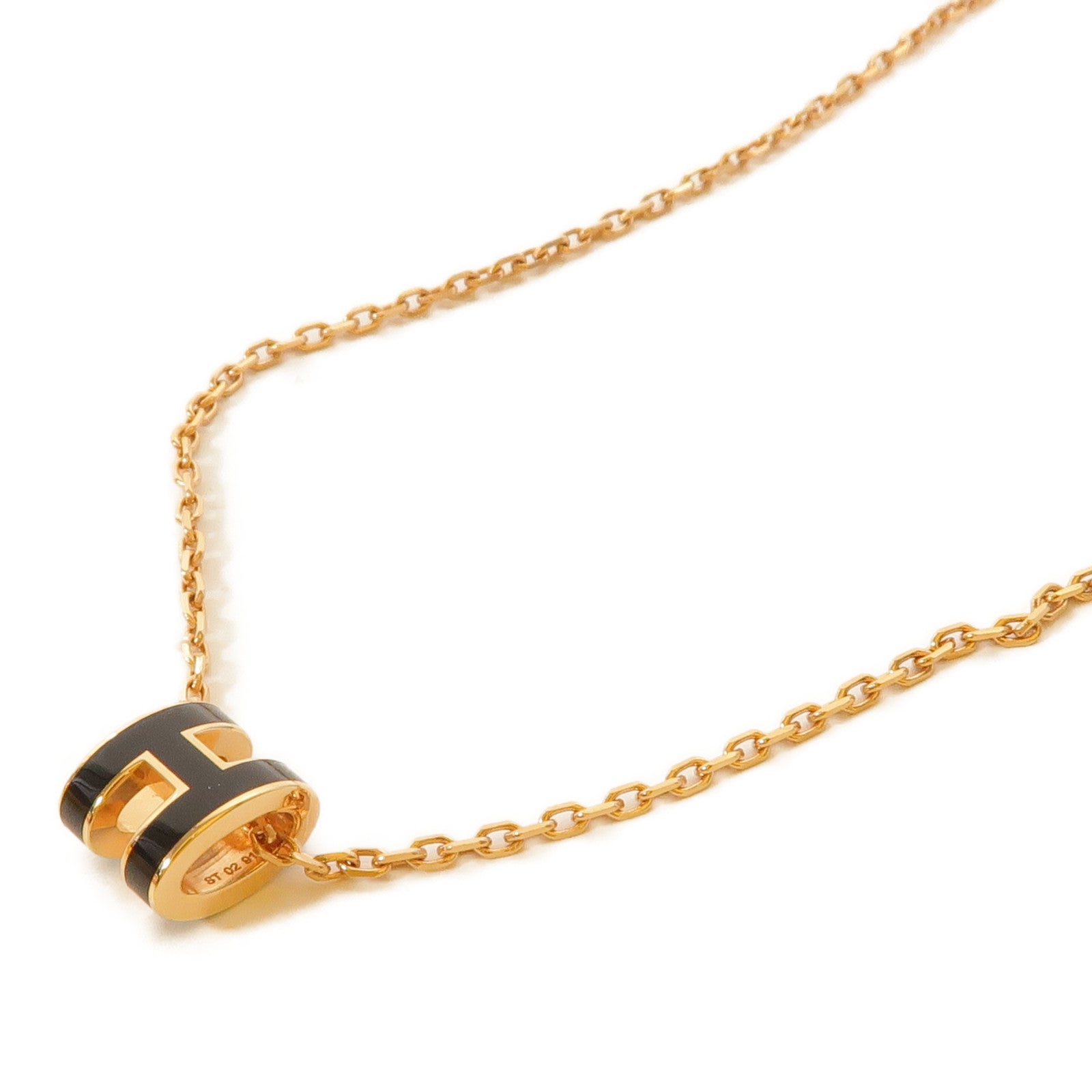 HERMES 金屬Mini Pop H項鍊