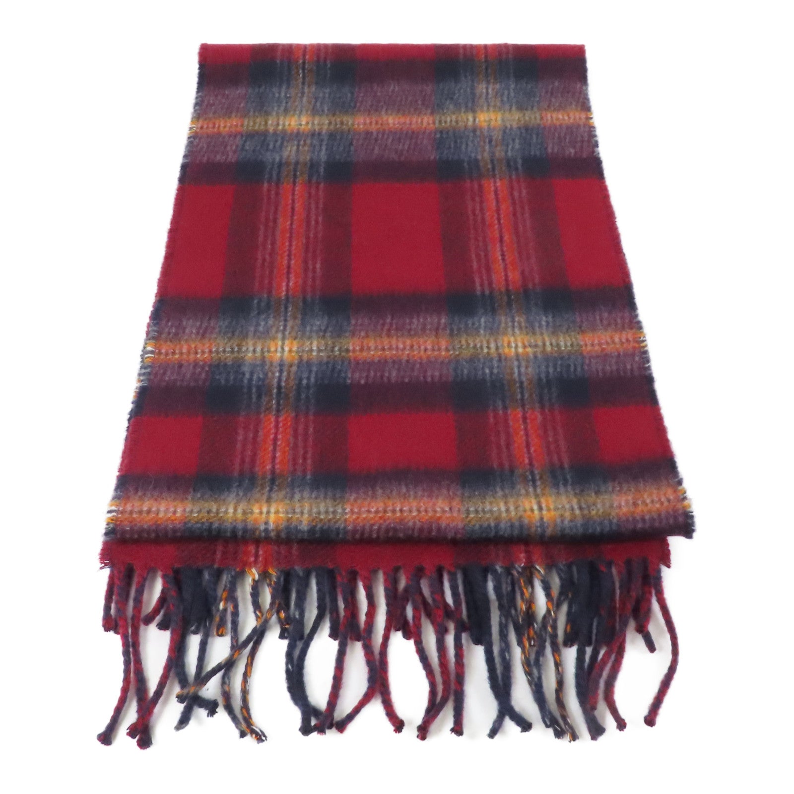 HERMES 羊絨Scarf圍巾紅色