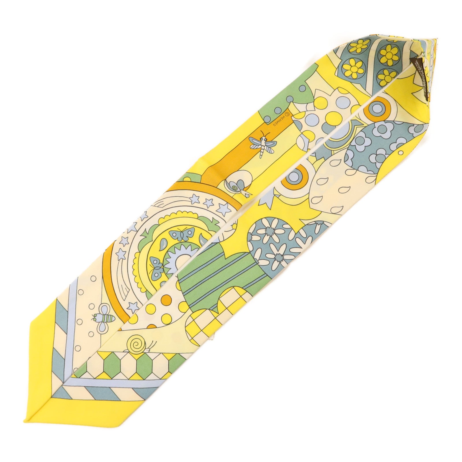 HERMES 絲質Twilly絲巾