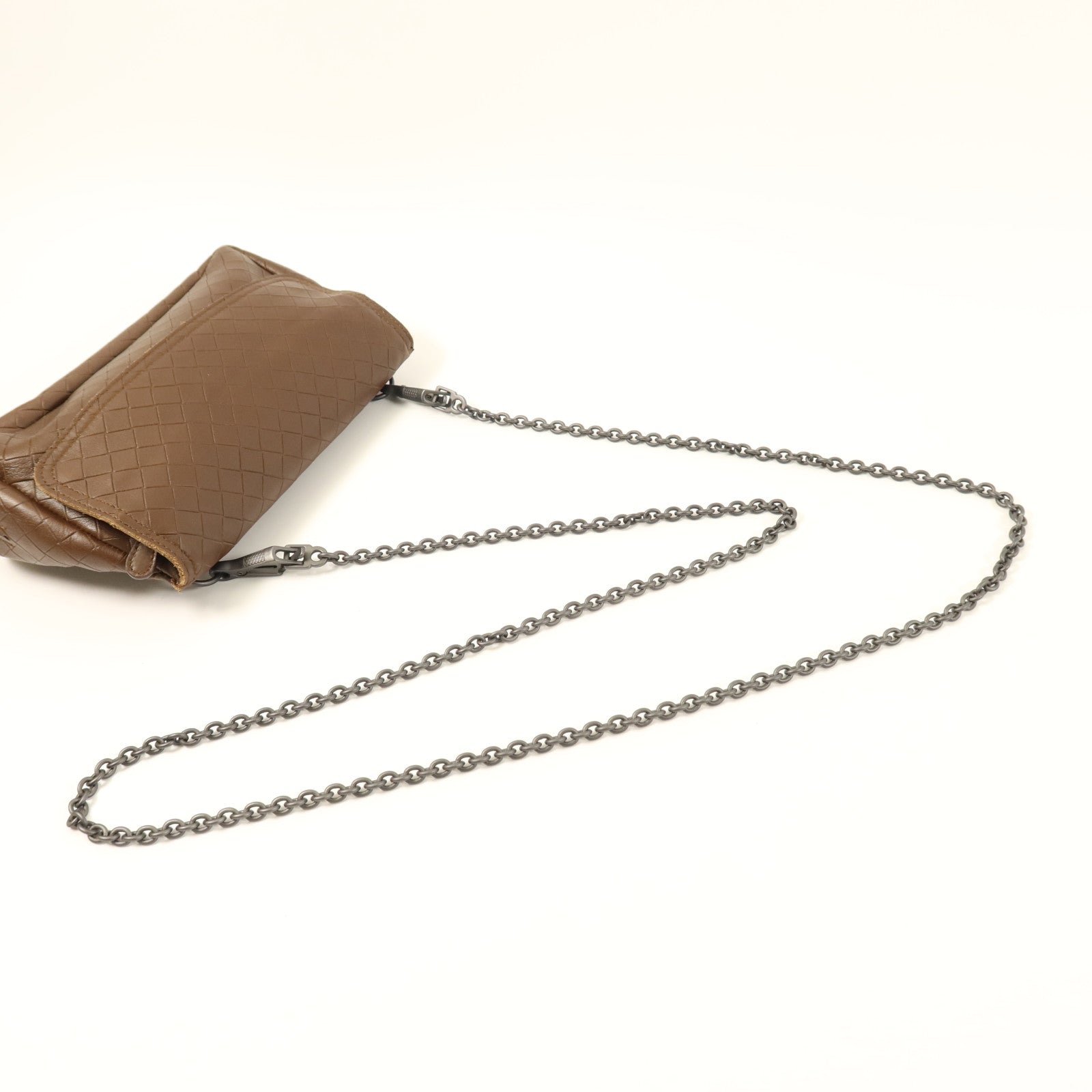 BOTTEGA VENETA 牛皮皮革Chain Shoulder鏈帶肩背袋