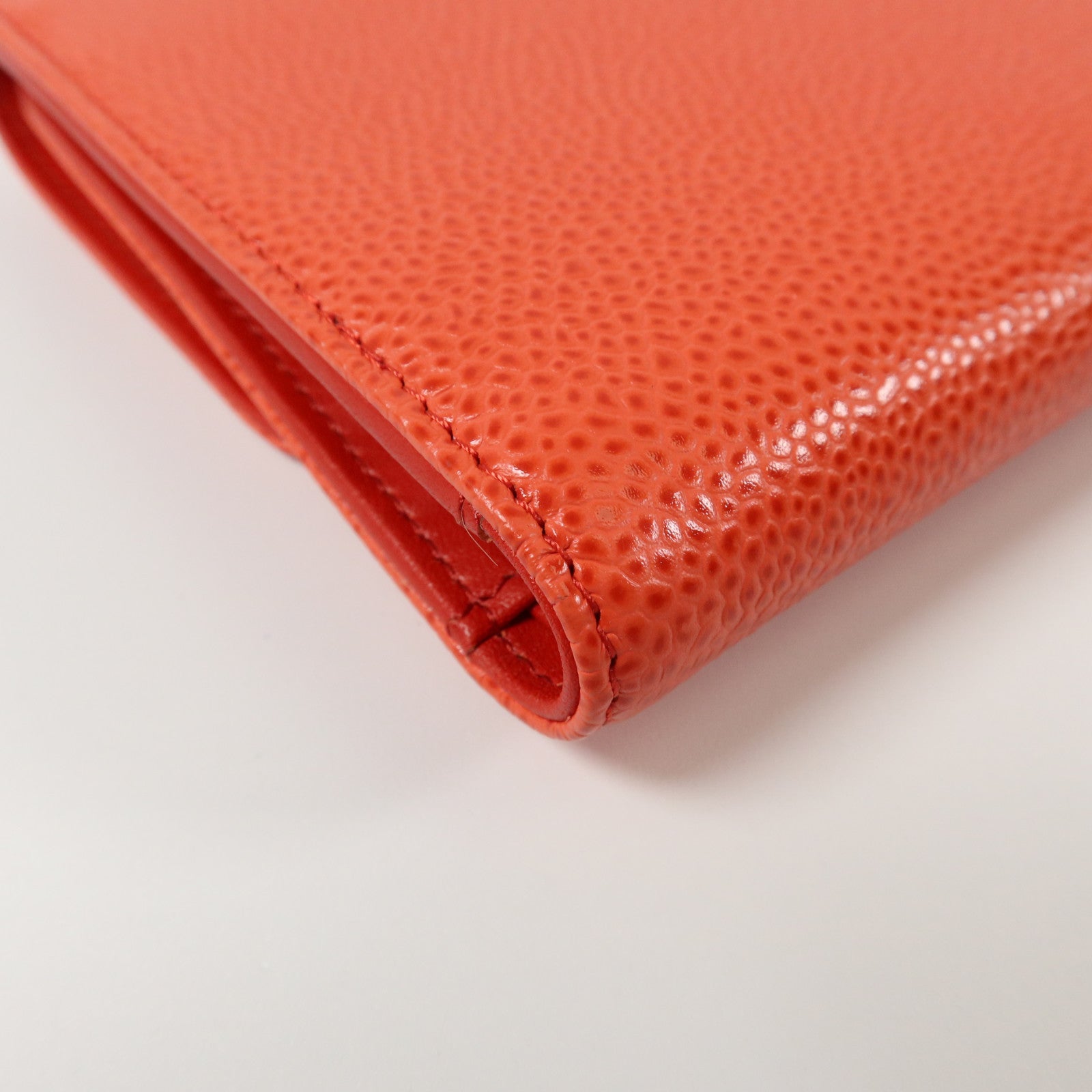 CHANEL 牛皮皮革Timeless CC Flap Long Walle銀扣長錢包