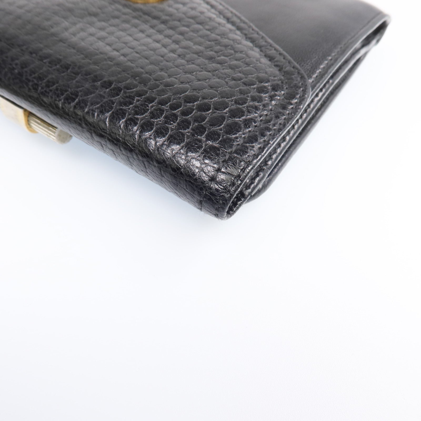 Dior 【激減優惠】羊皮皮革Vintage Wallet金扣錢包