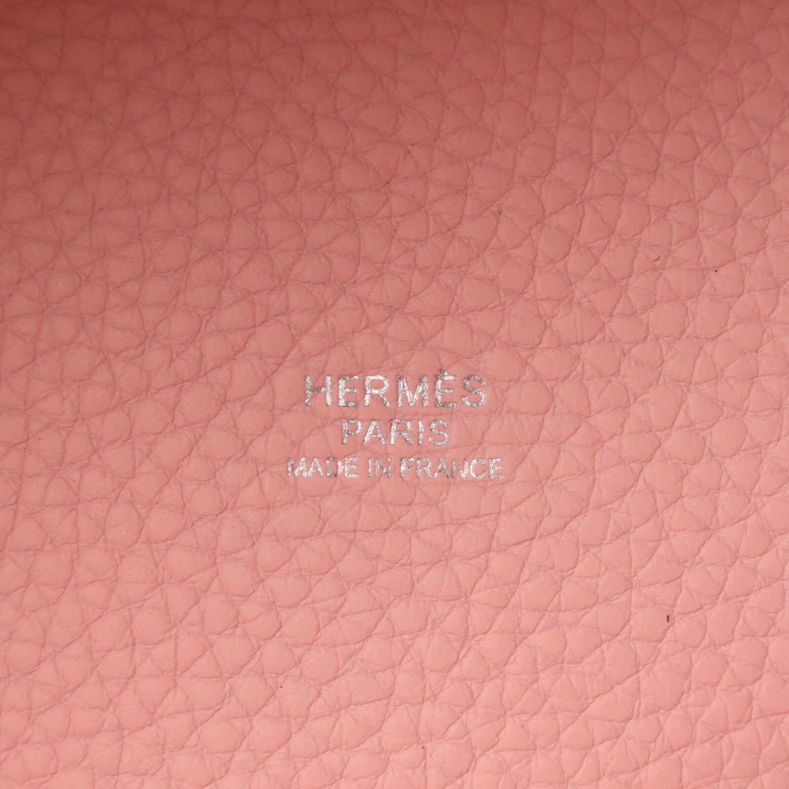 HERMES Clemence皮革Picotin MM扣手挽袋Rose Sakura