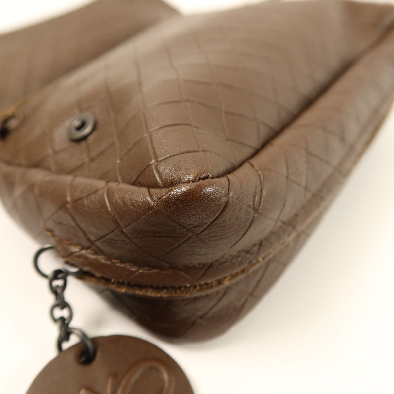 BOTTEGA VENETA 牛皮皮革Chain Shoulder鏈帶肩背袋