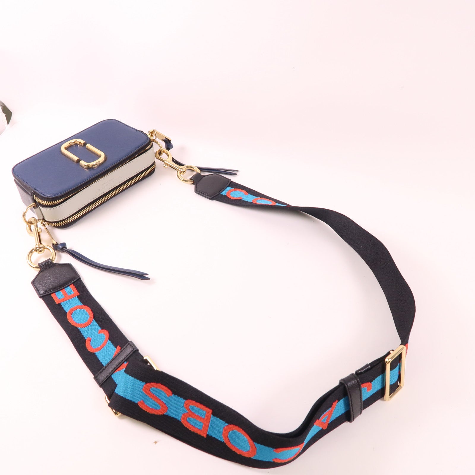 MARC JACOBS 牛皮皮革Shoulder Bag金扣肩背袋