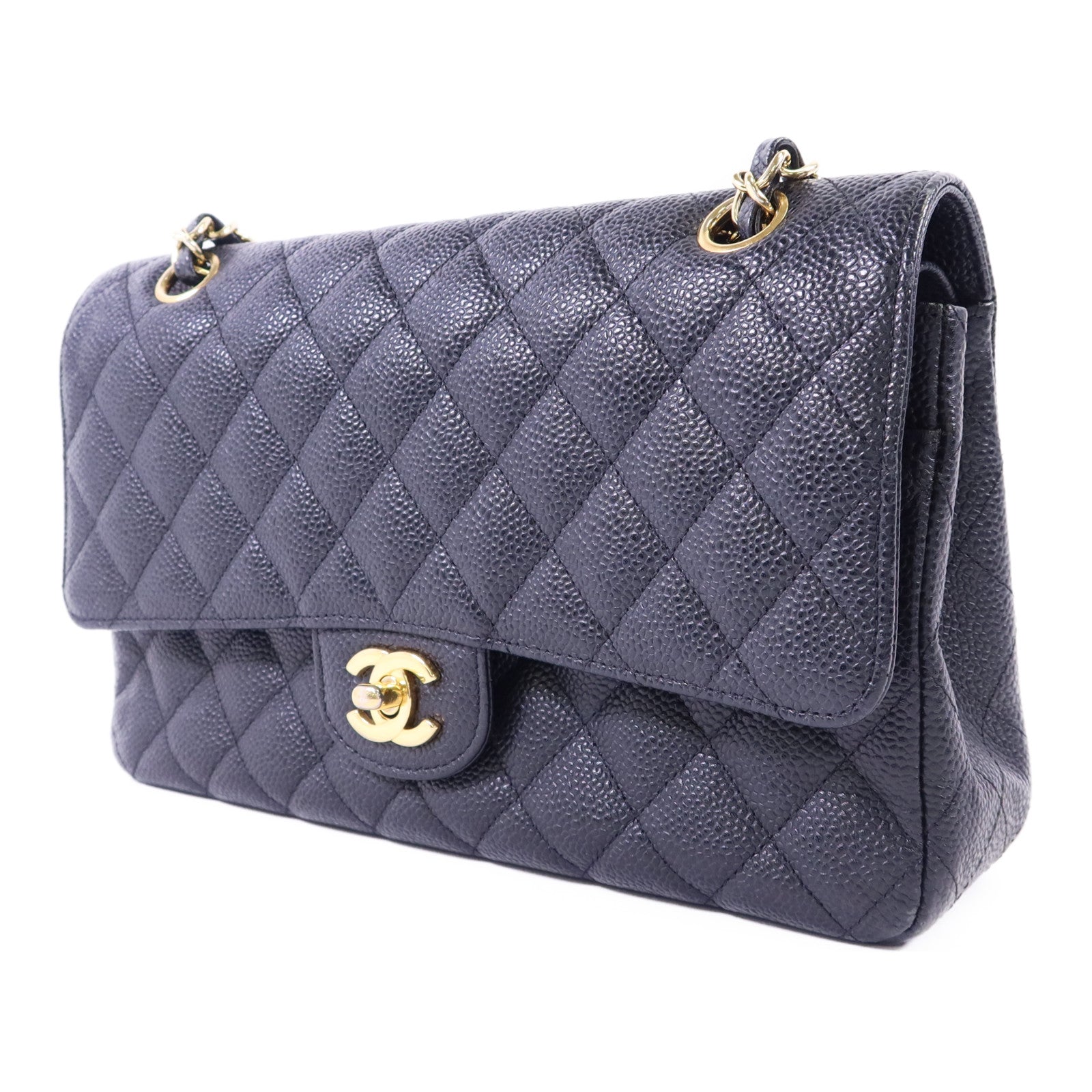 CHANEL 牛皮皮革Classic 25金扣鏈帶肩背袋