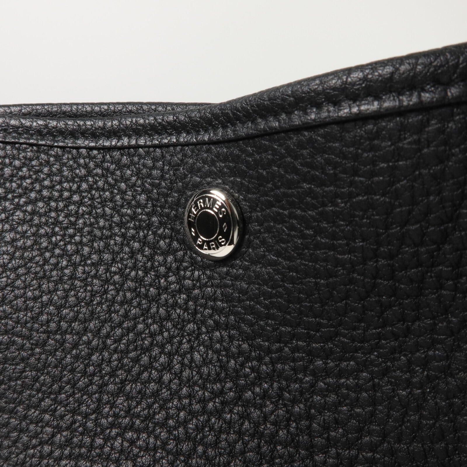 HERMES Negonda皮革Garden Party PM手挽袋Noir