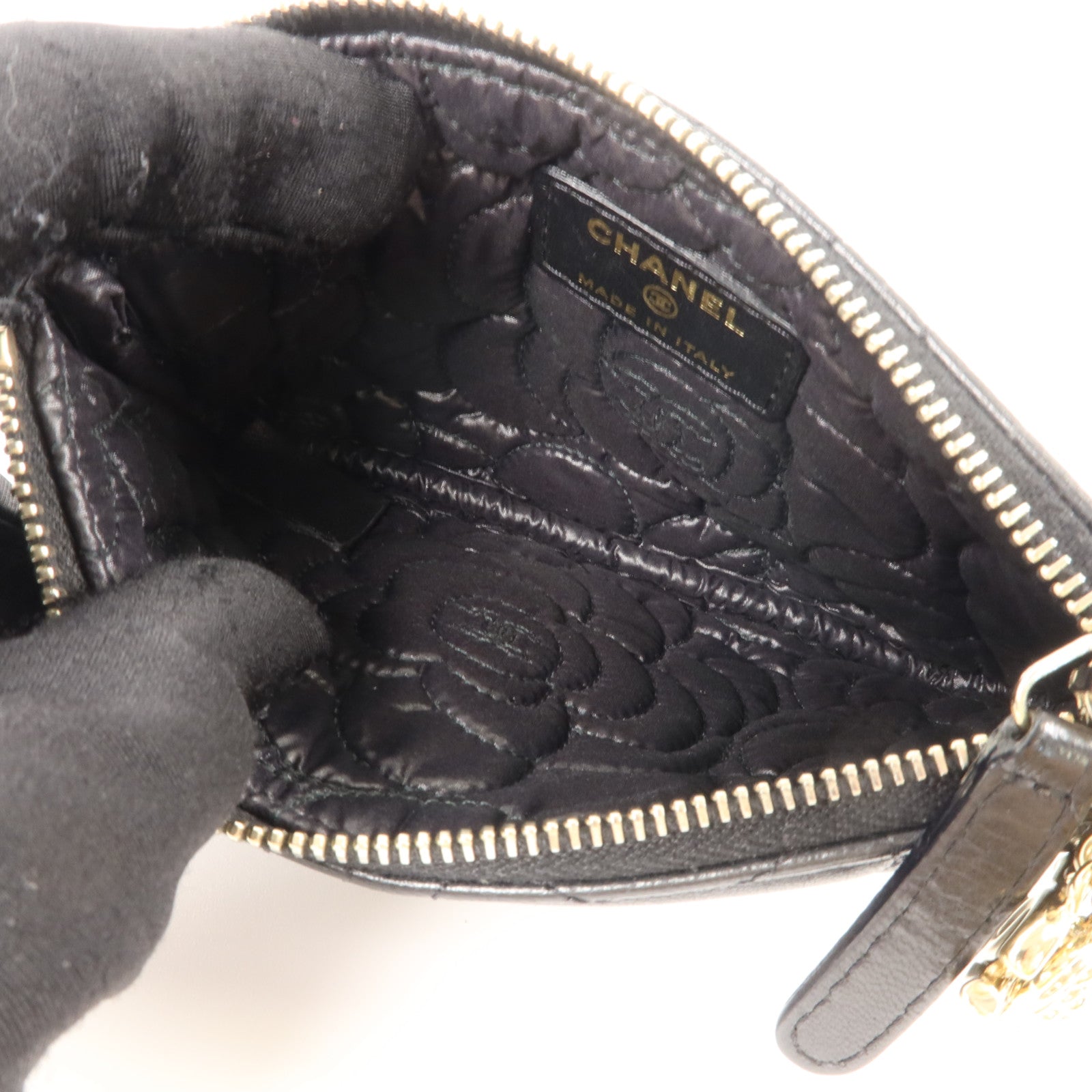 CHANEL 羊皮皮革Coin Case零錢包