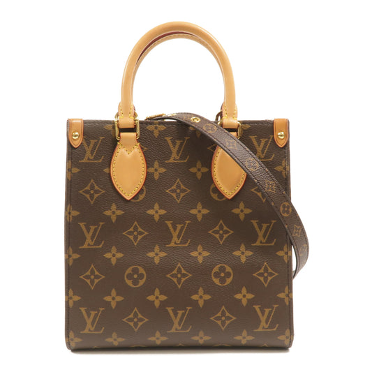 LOUIS VUITTON Monogram Sac Plat BB手挽肩背兩用袋