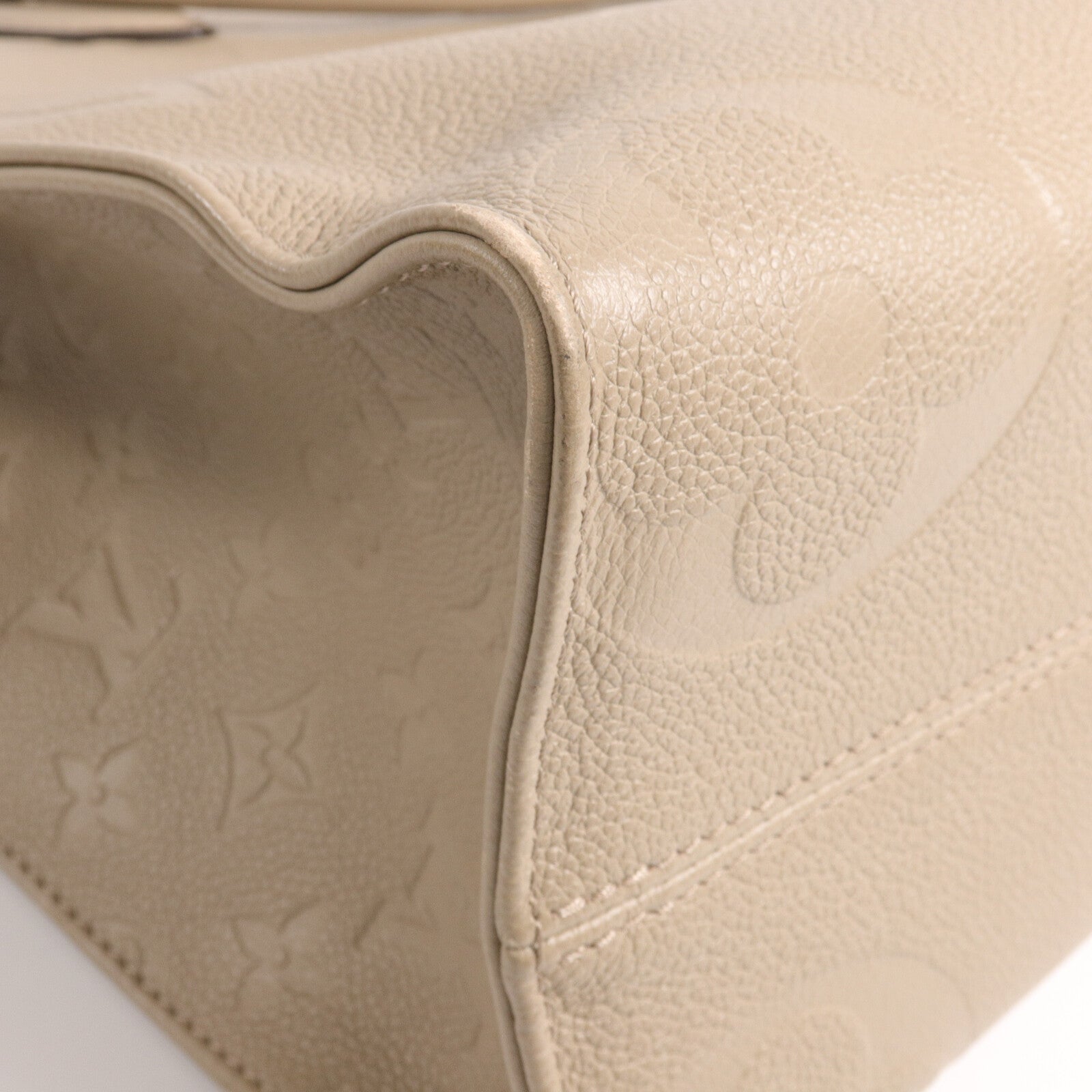LOUIS VUITTON Monogram Empreinte On The Go MM金扣手挽肩背兩用袋