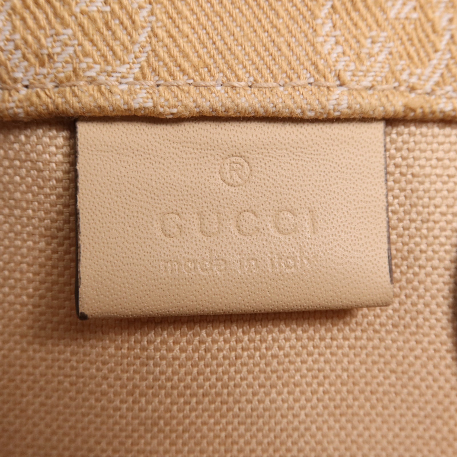 GUCCI 帆布2 Way Shoulder金扣手挽肩背兩用袋