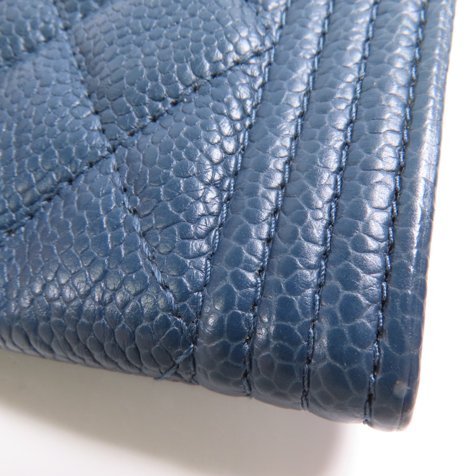 CHANEL 牛皮皮革Boy Card Case金扣卡片套