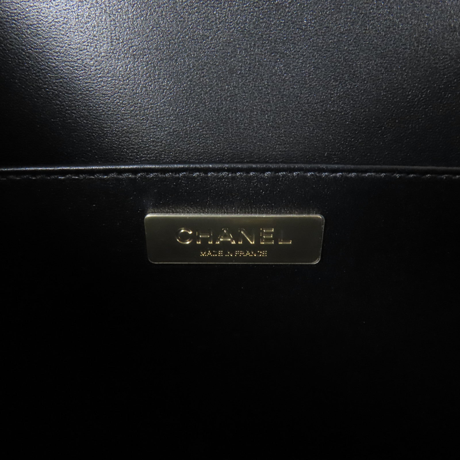 CHANEL 牛皮皮革Vanity Case金扣手挽肩背兩用袋