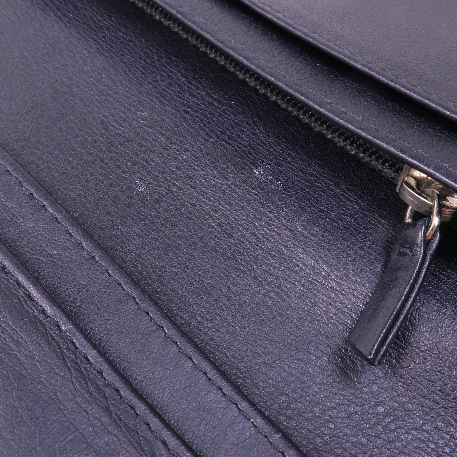 CHANEL 牛皮皮革Long Wallet銀扣長錢包