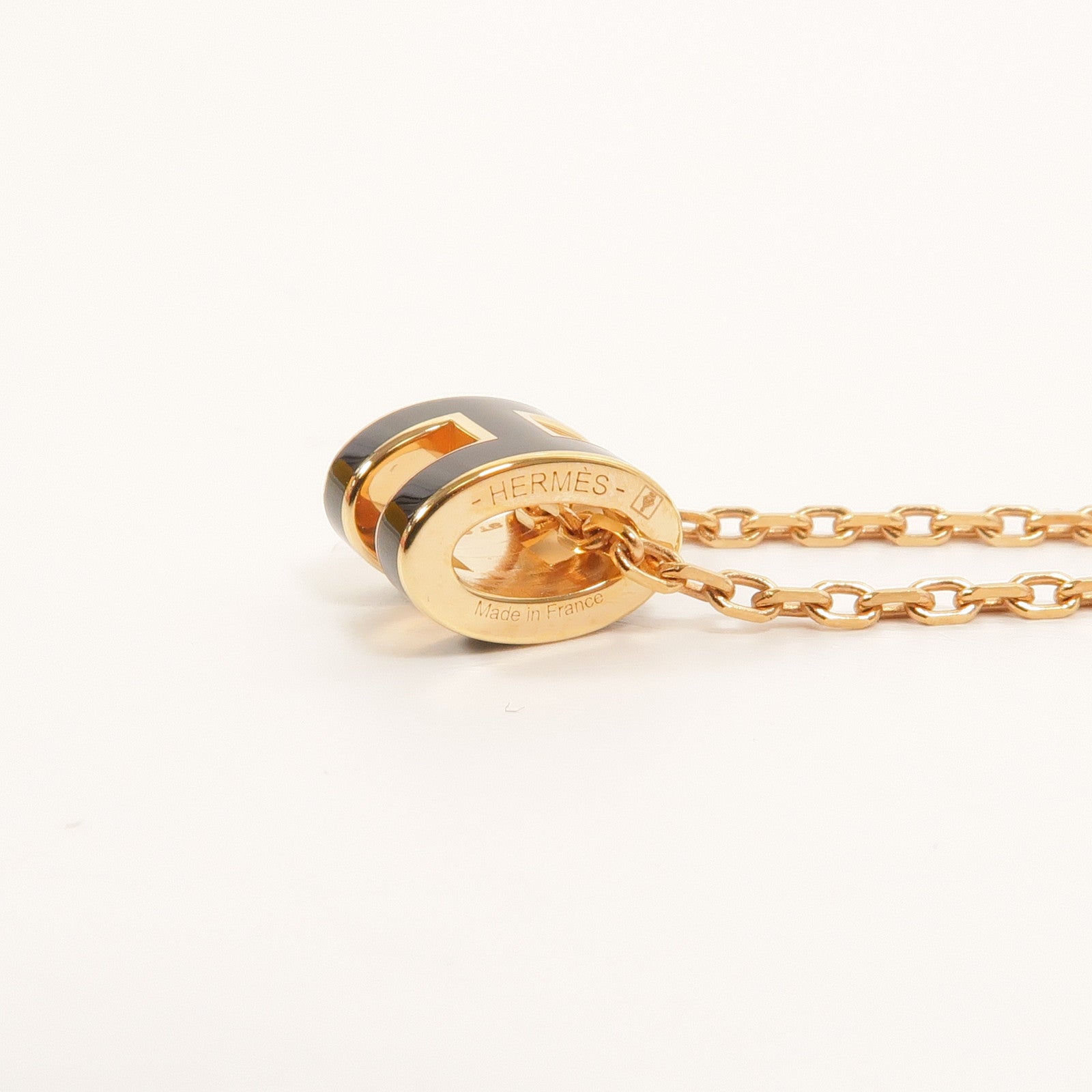 HERMES 金屬Mini Pop H項鍊