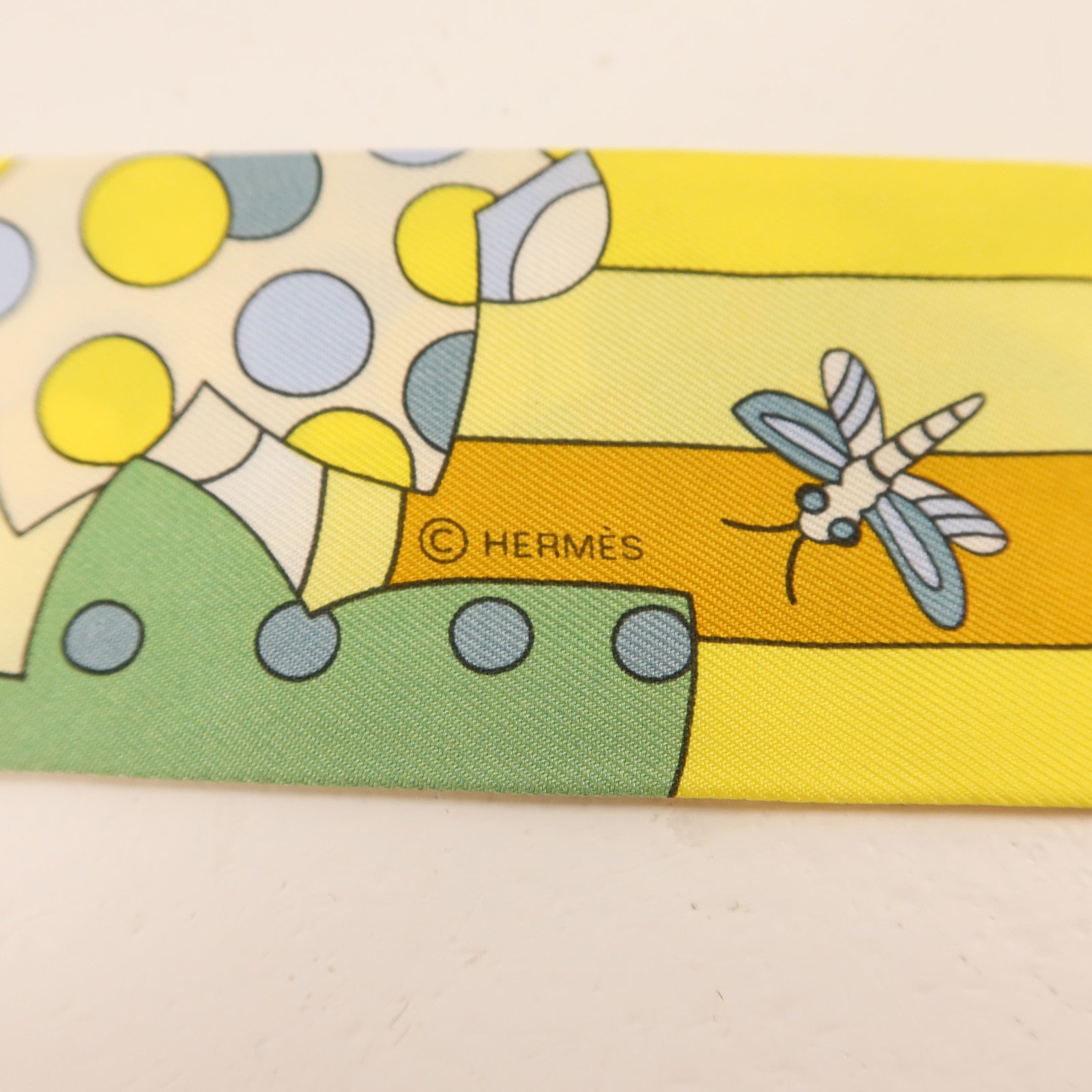 HERMES 絲質Twilly絲巾