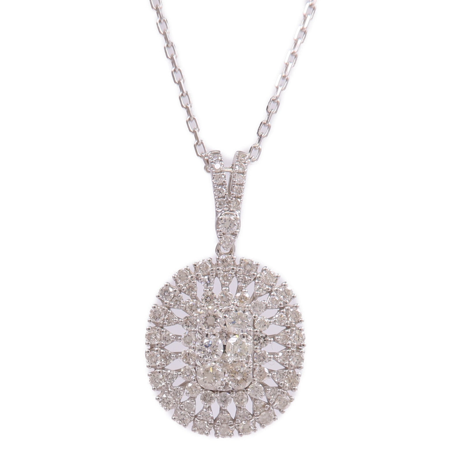 JEWELRY 18K白金Diamond Necklace鑽石項鍊