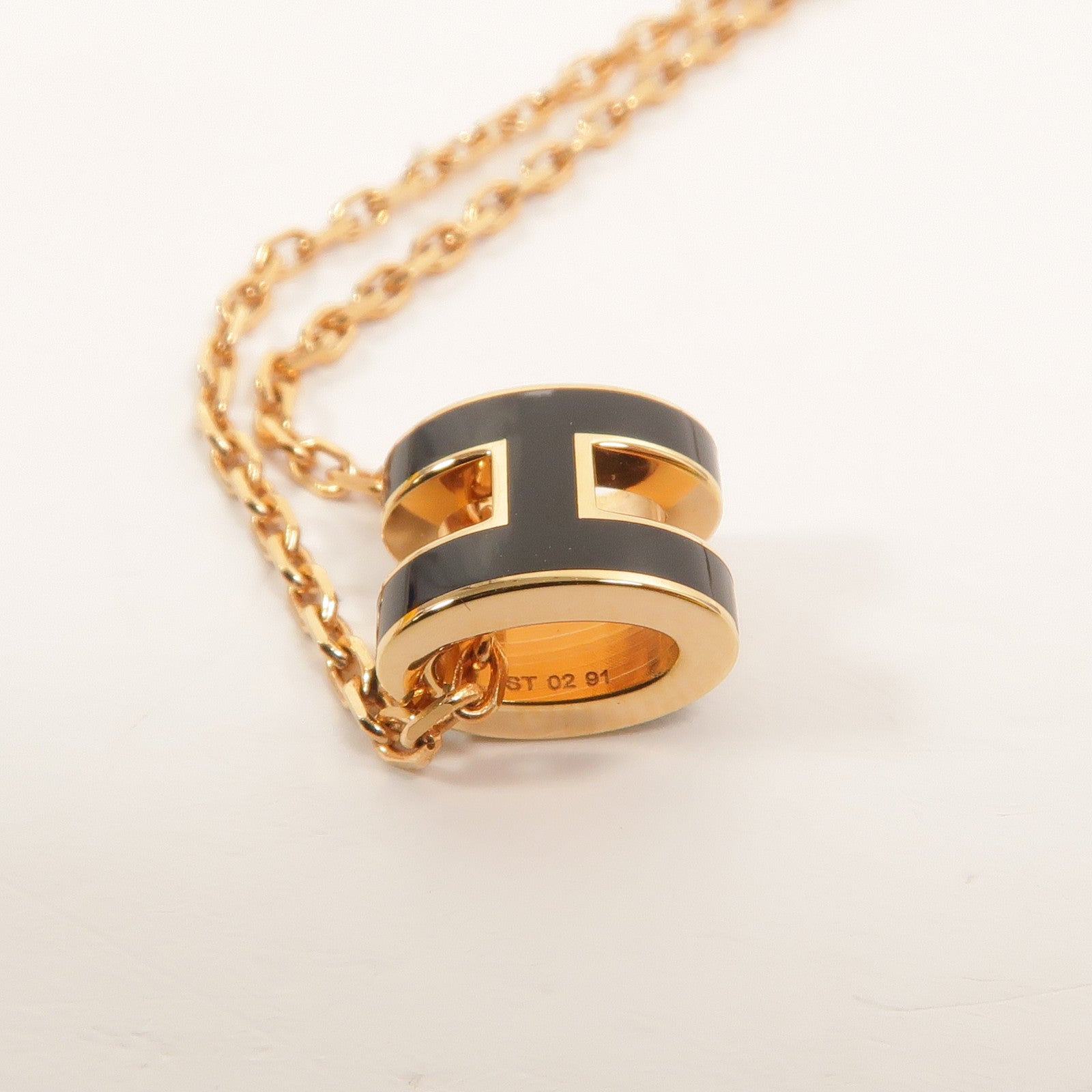 HERMES 金屬Mini Pop H項鍊