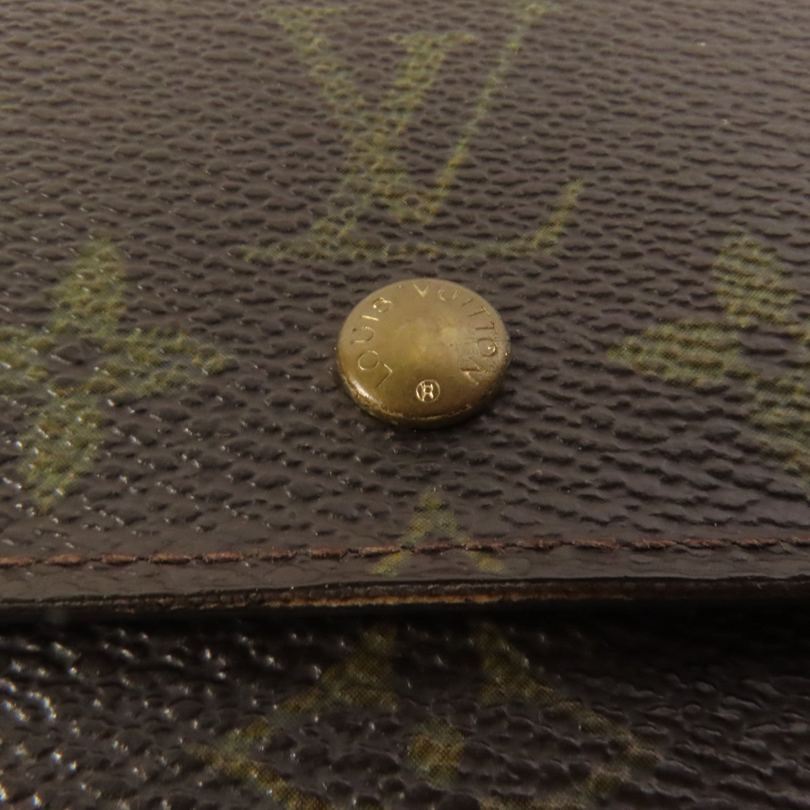 LOUIS VUITTON Monogram Wallet金扣錢包