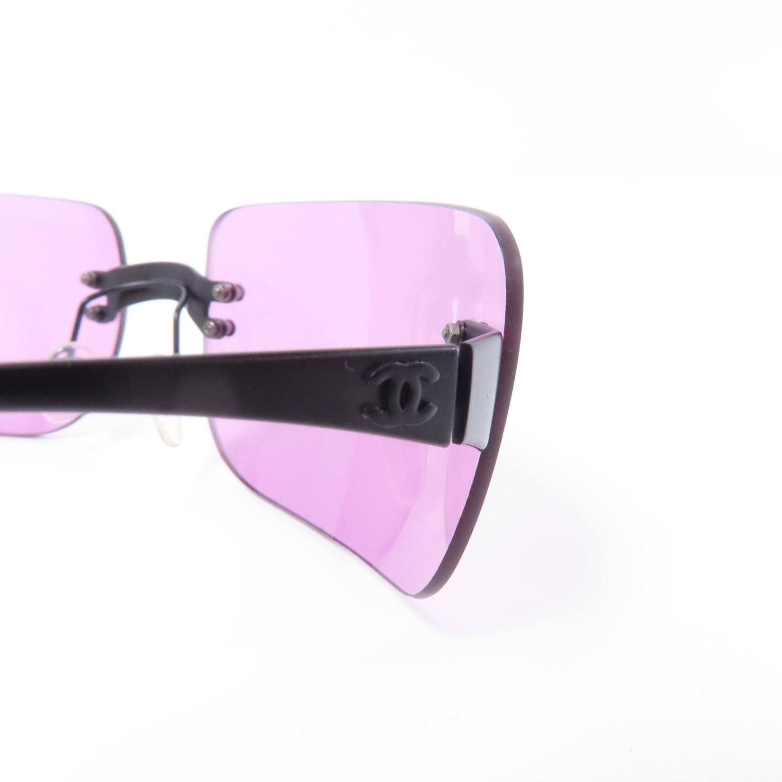 CHANEL (PRICE DOWN) CC Sunglasses 4005 PVC Purple