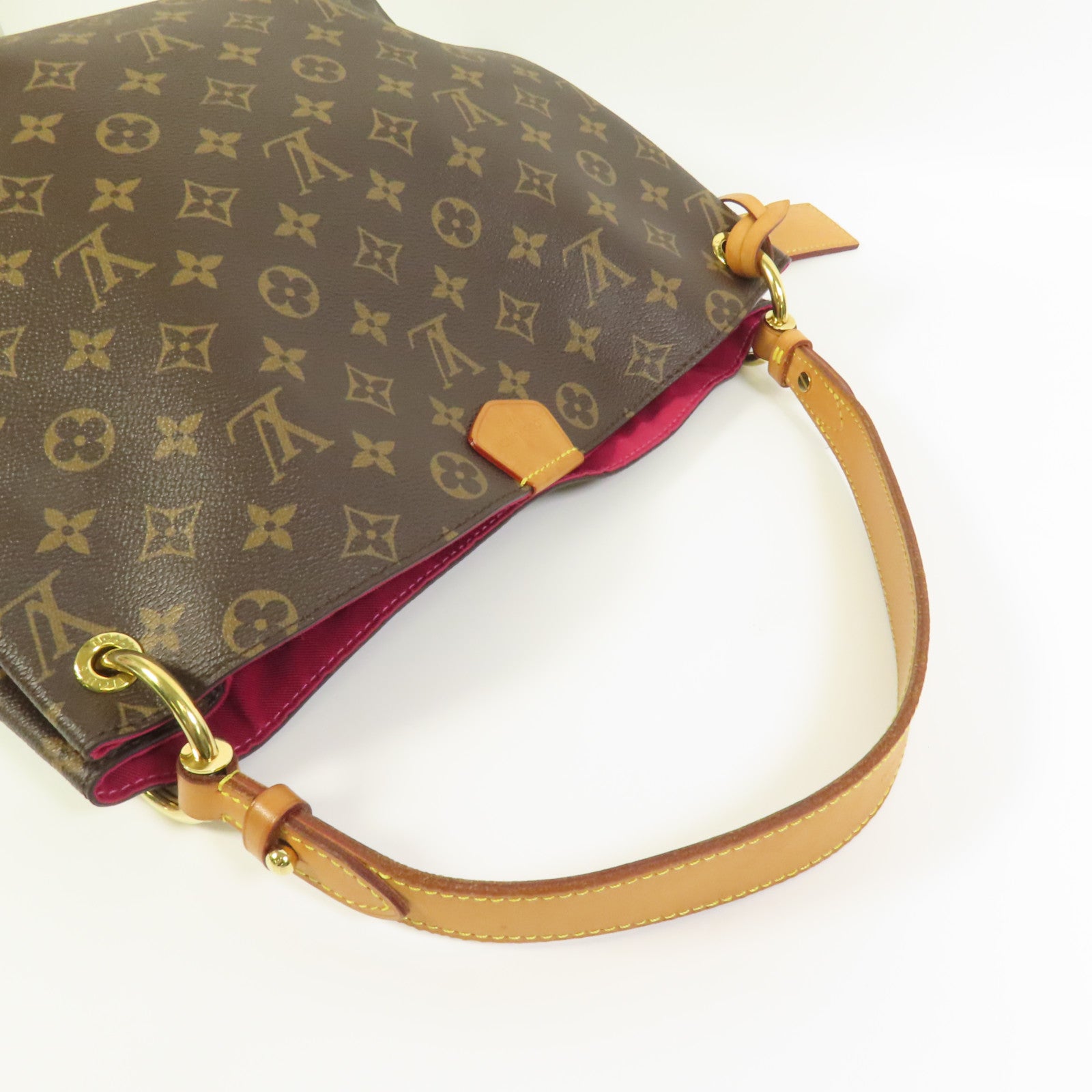 LOUIS VUITTON Monogram Graceful金扣肩背袋