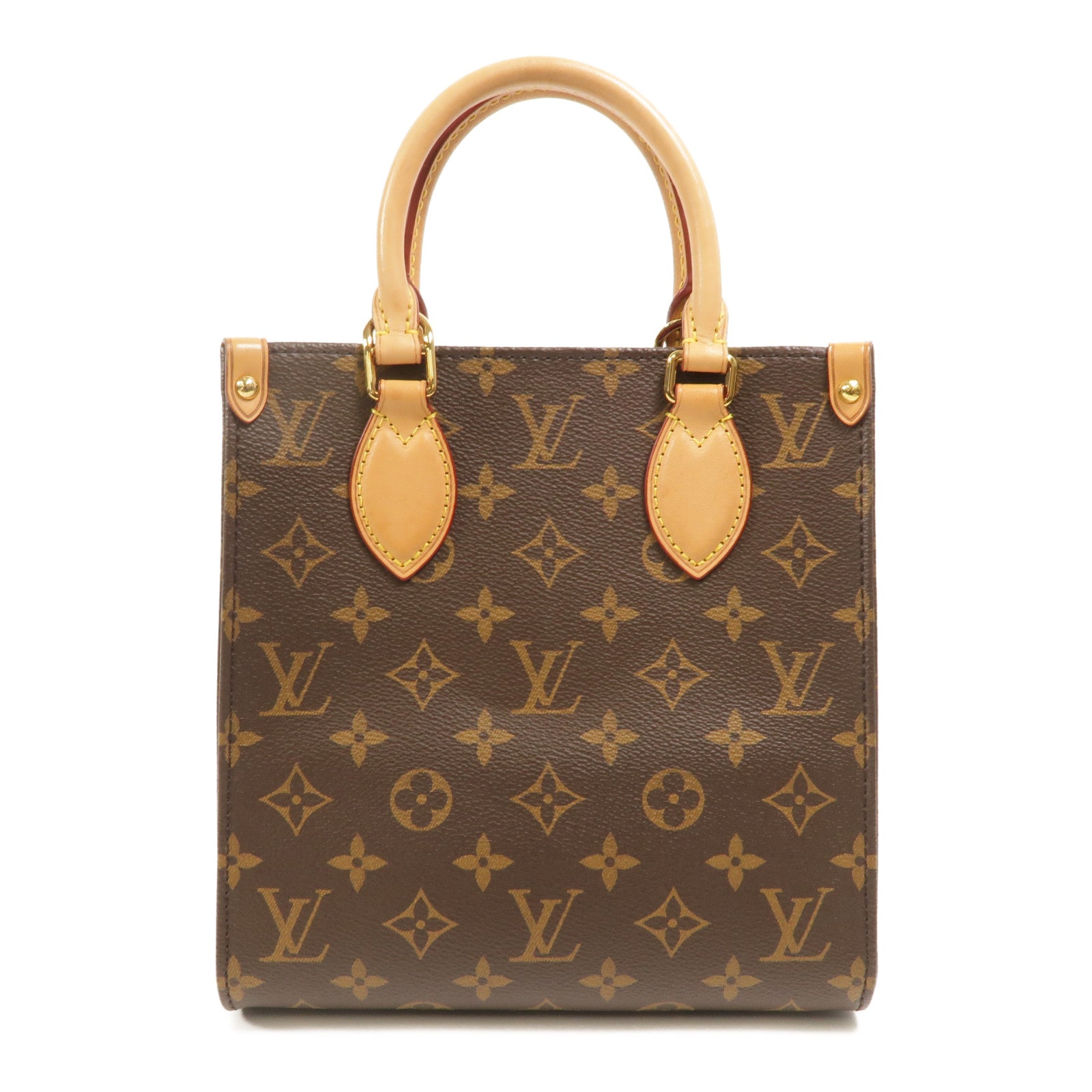 LOUIS VUITTON Monogram Sac Plat BB手挽肩背兩用袋