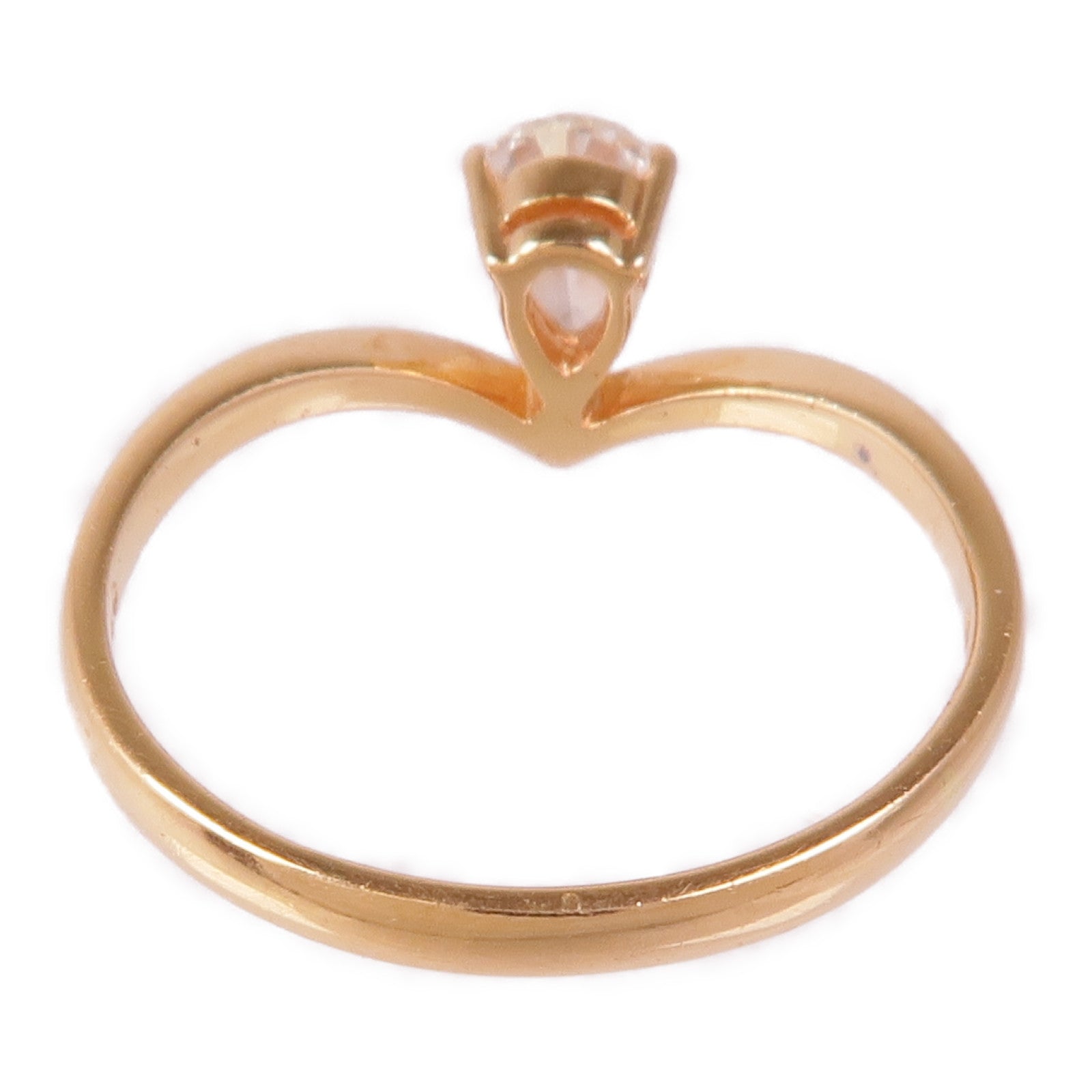 JEWELRY 18K玫瑰金Diamond Ring鑽石戒指US#5.75