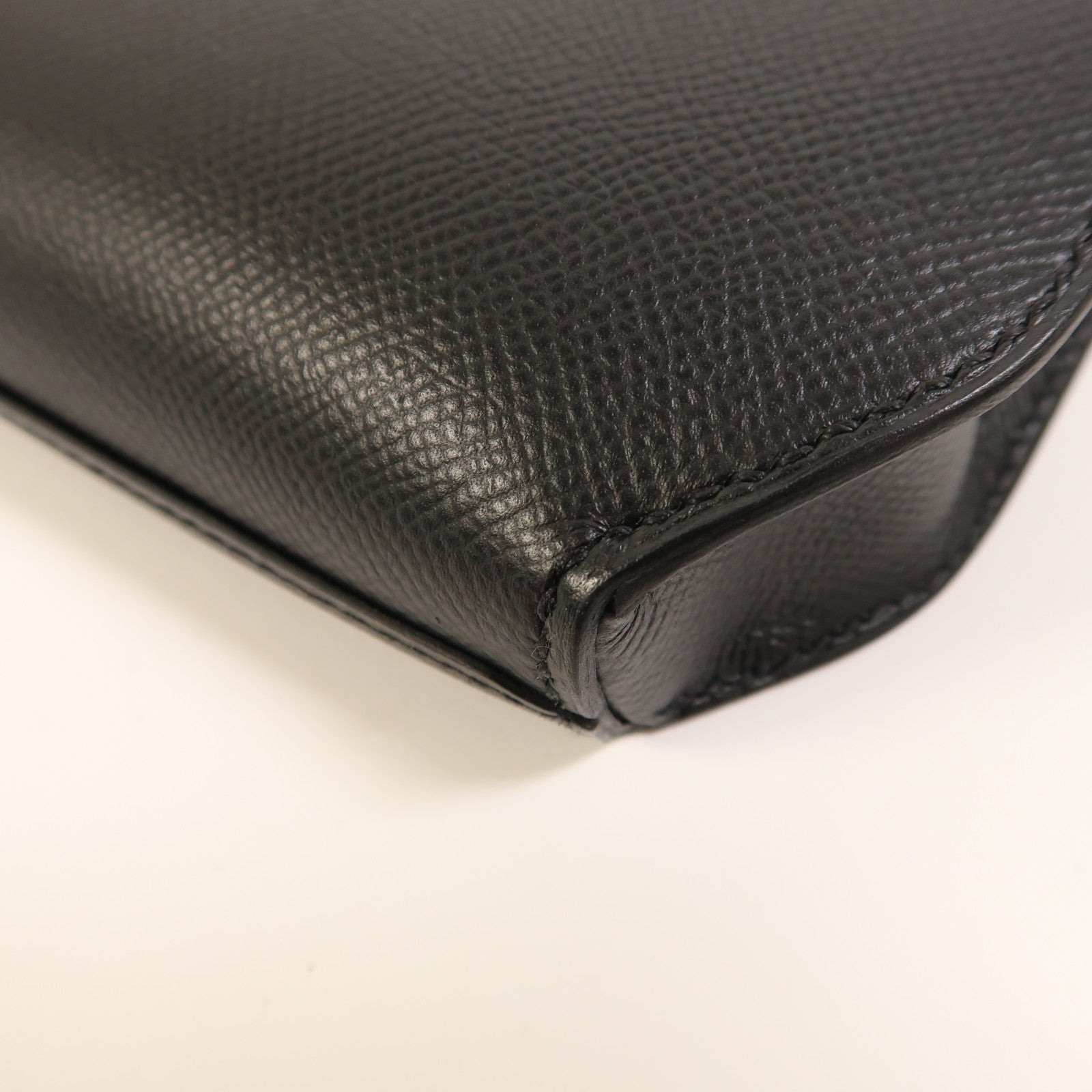 HERMES Epsom皮革Kelly Depeches 25金扣手拿包