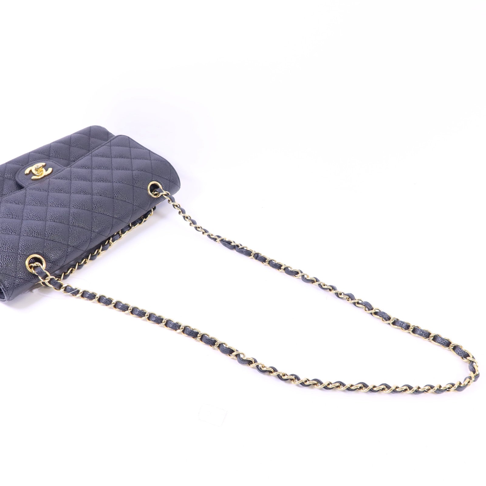 CHANEL 牛皮皮革Classic 25金扣鏈帶肩背袋
