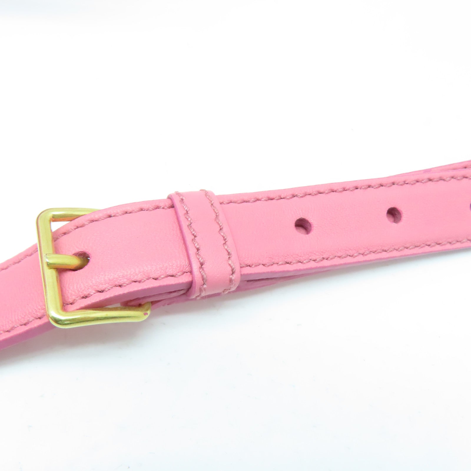 Miu Miu 羊皮皮革2way Shoulder Bag金扣手挽肩背两用袋粉红色
