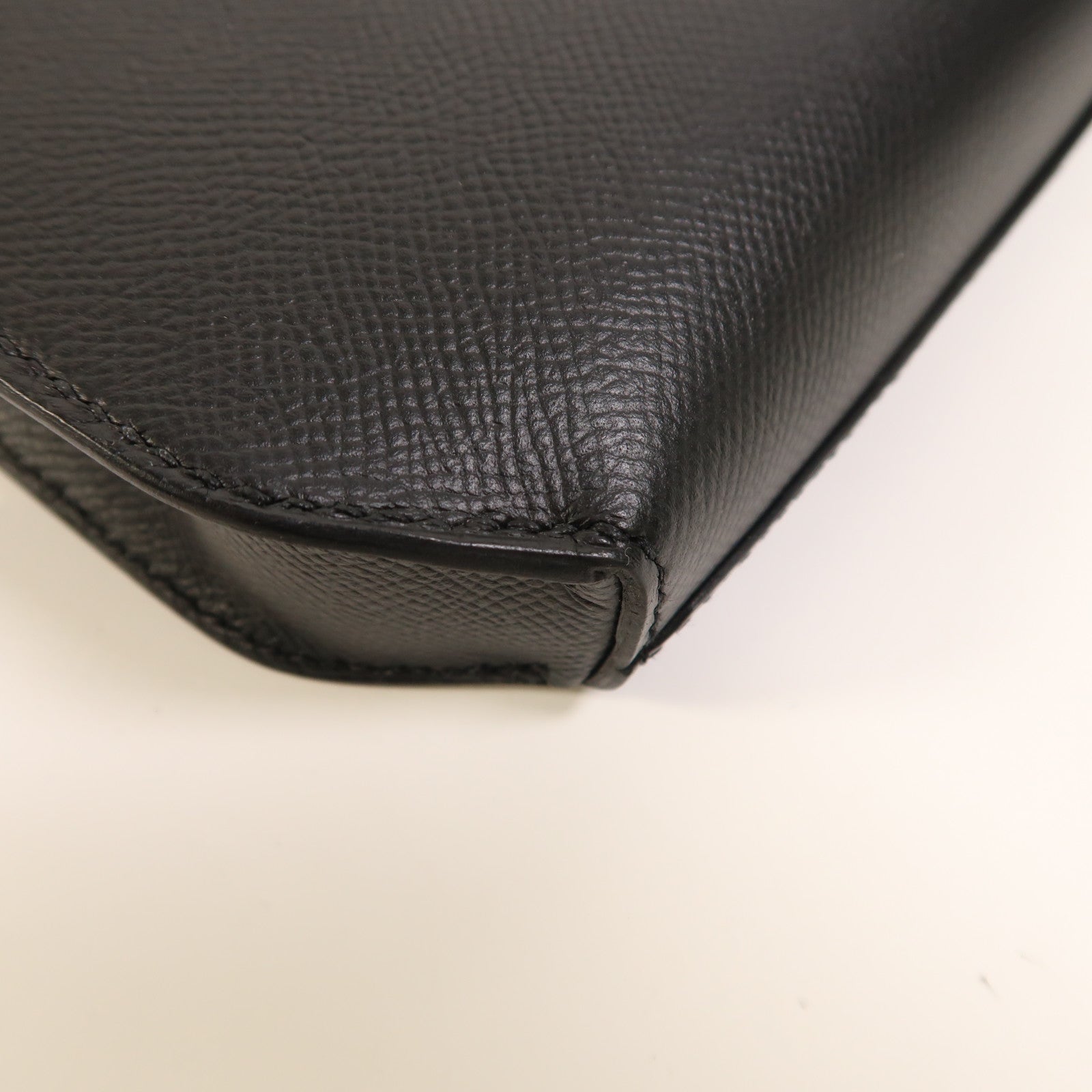 HERMES Epsom皮革Kelly Depeches 25金扣手拿包