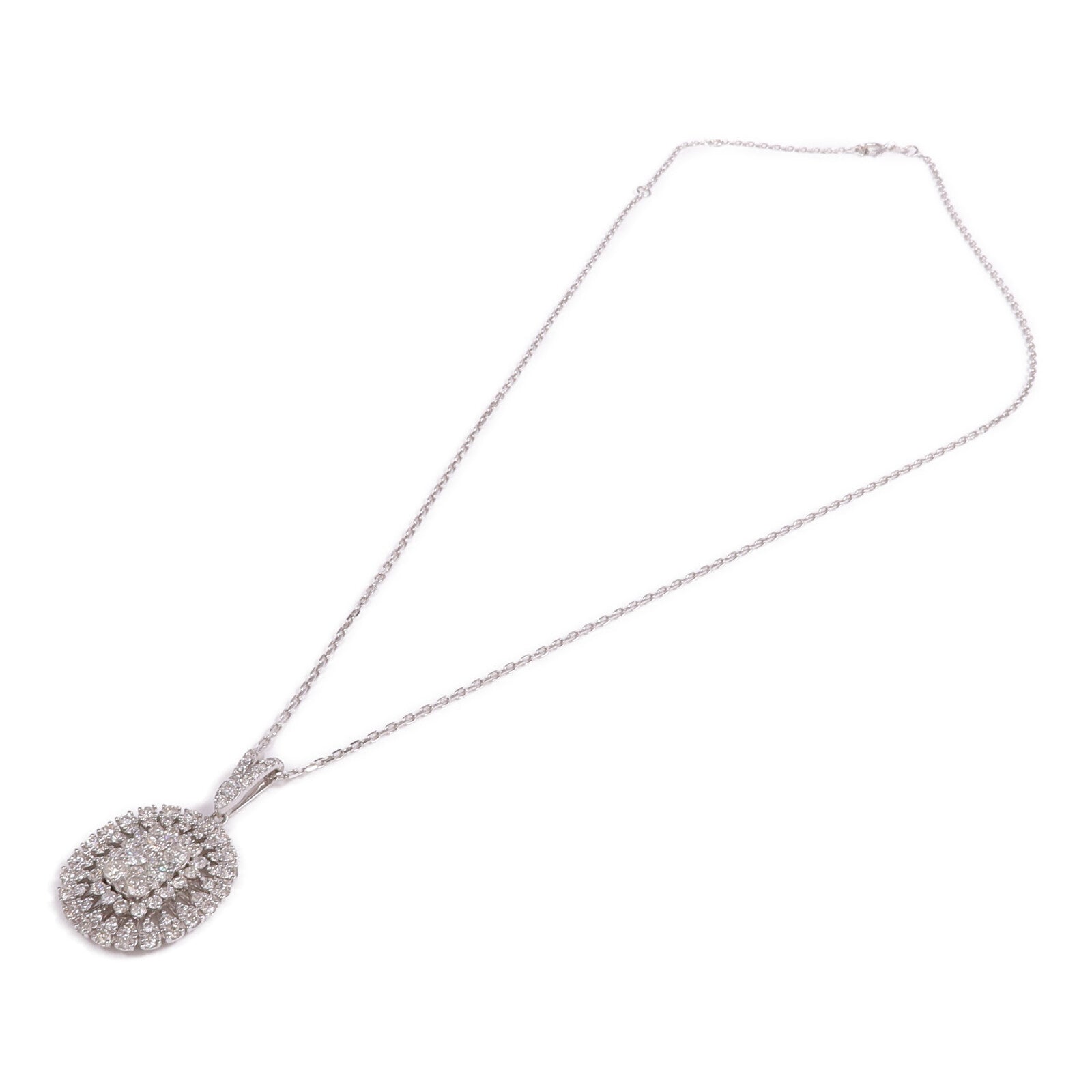 JEWELRY 18K白金Diamond Necklace鑽石項鍊