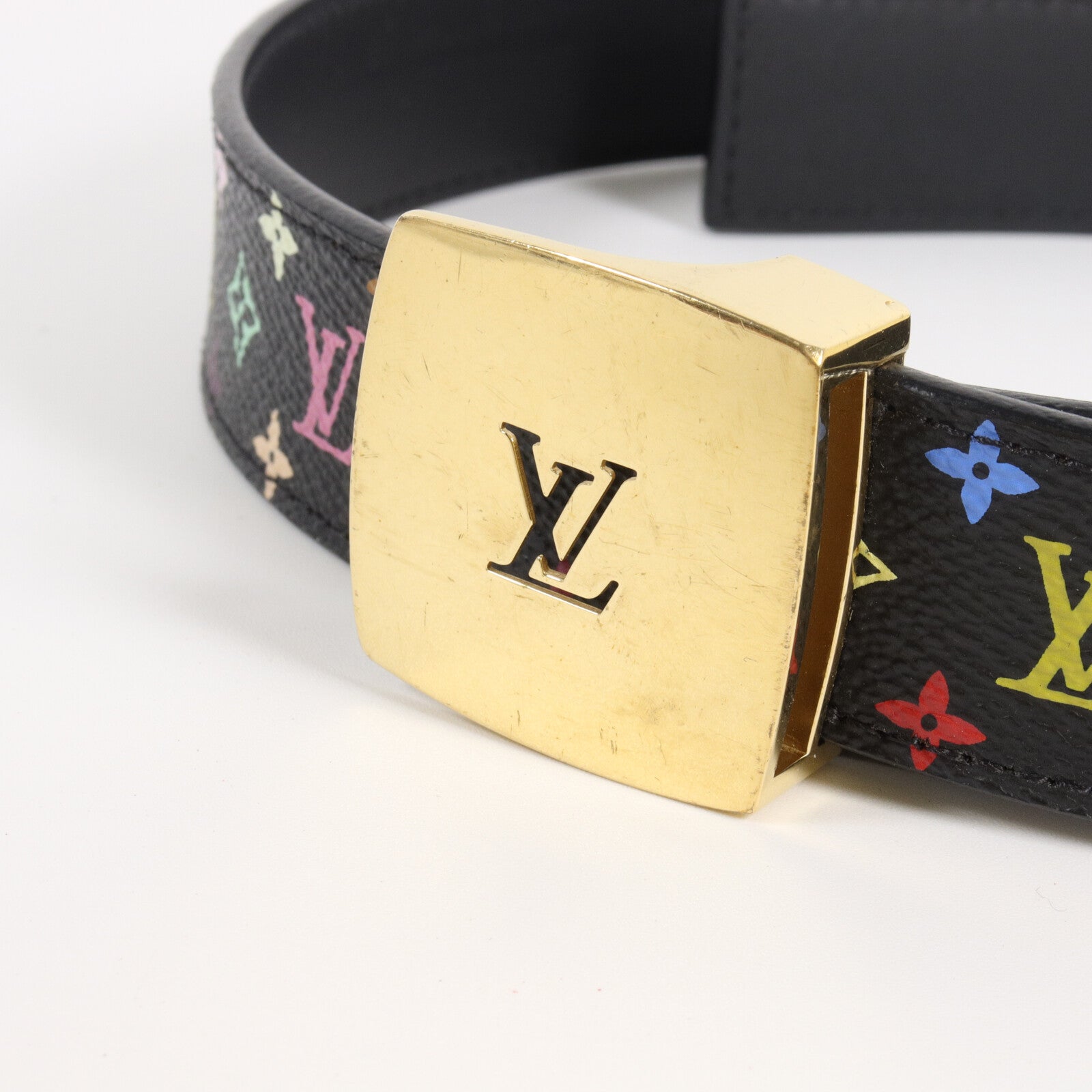 LOUIS VUITTON Monogram Multicolor LV X TM Belt腰帶