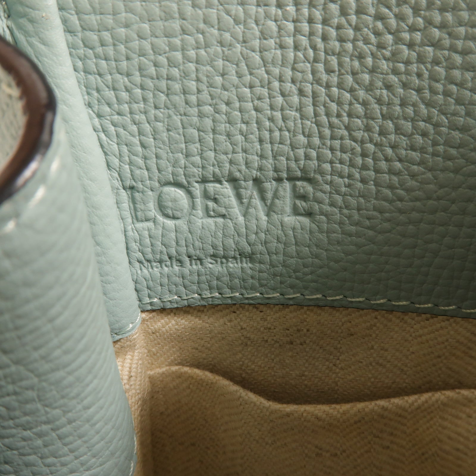 LOEWE 牛皮皮革Hammock Mini手挽肩背兩用袋