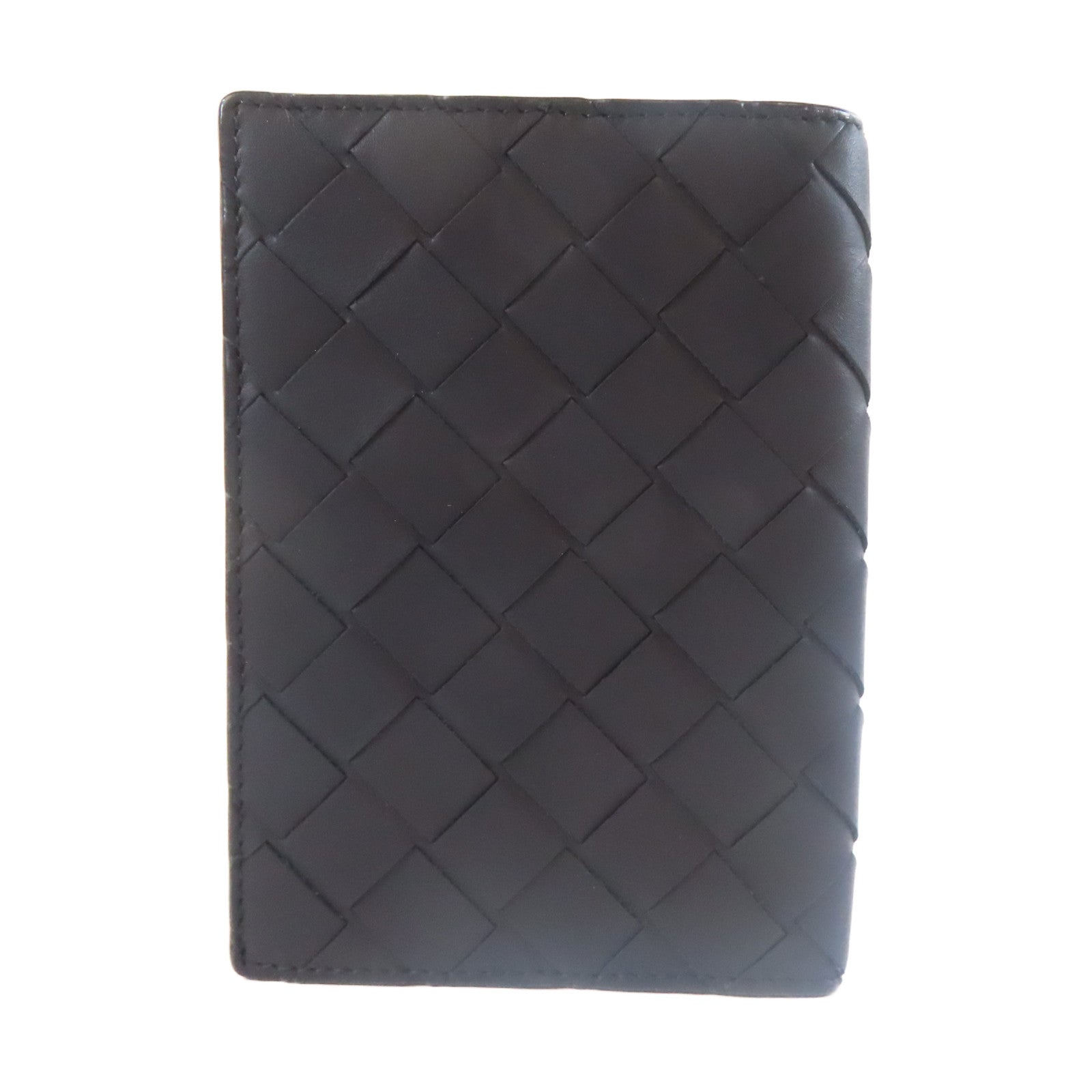 BOTTEGA VENETA 【激減優惠】羊皮皮革Passport Holder護照套黑色