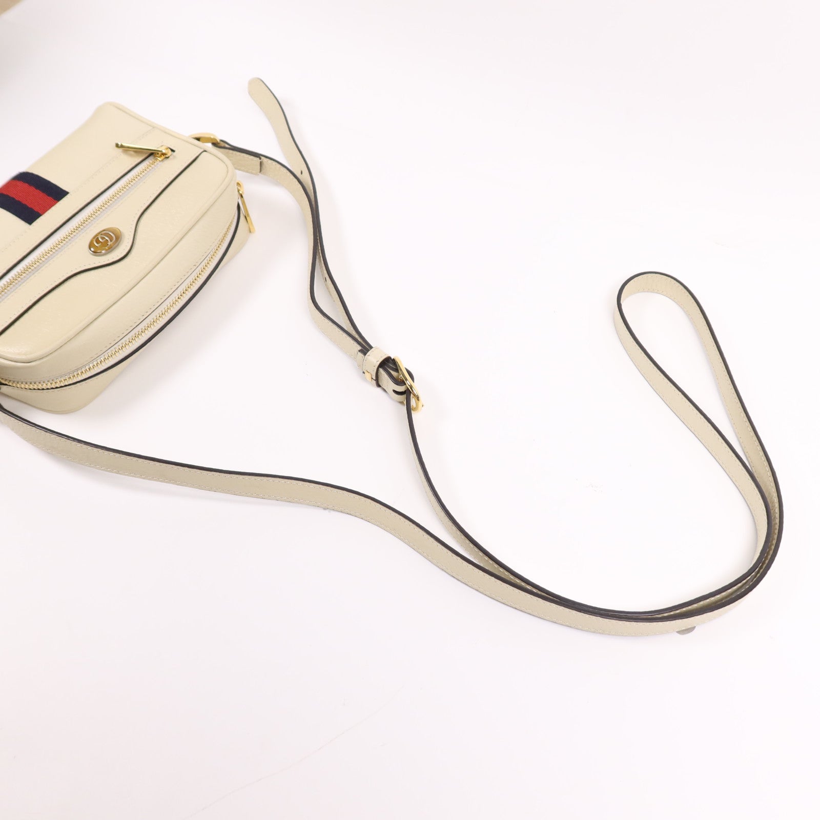 GUCCI 牛皮皮革GG Ophidia金扣肩背袋