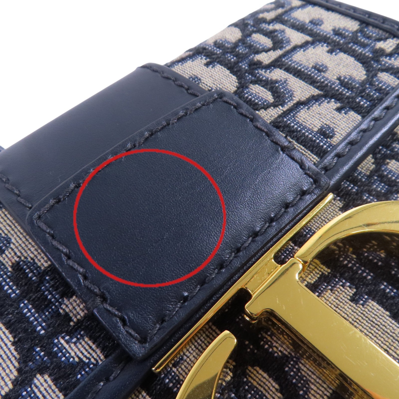 Dior Oblique帆布Montaigne 30 Shoulder Bag金扣肩背袋