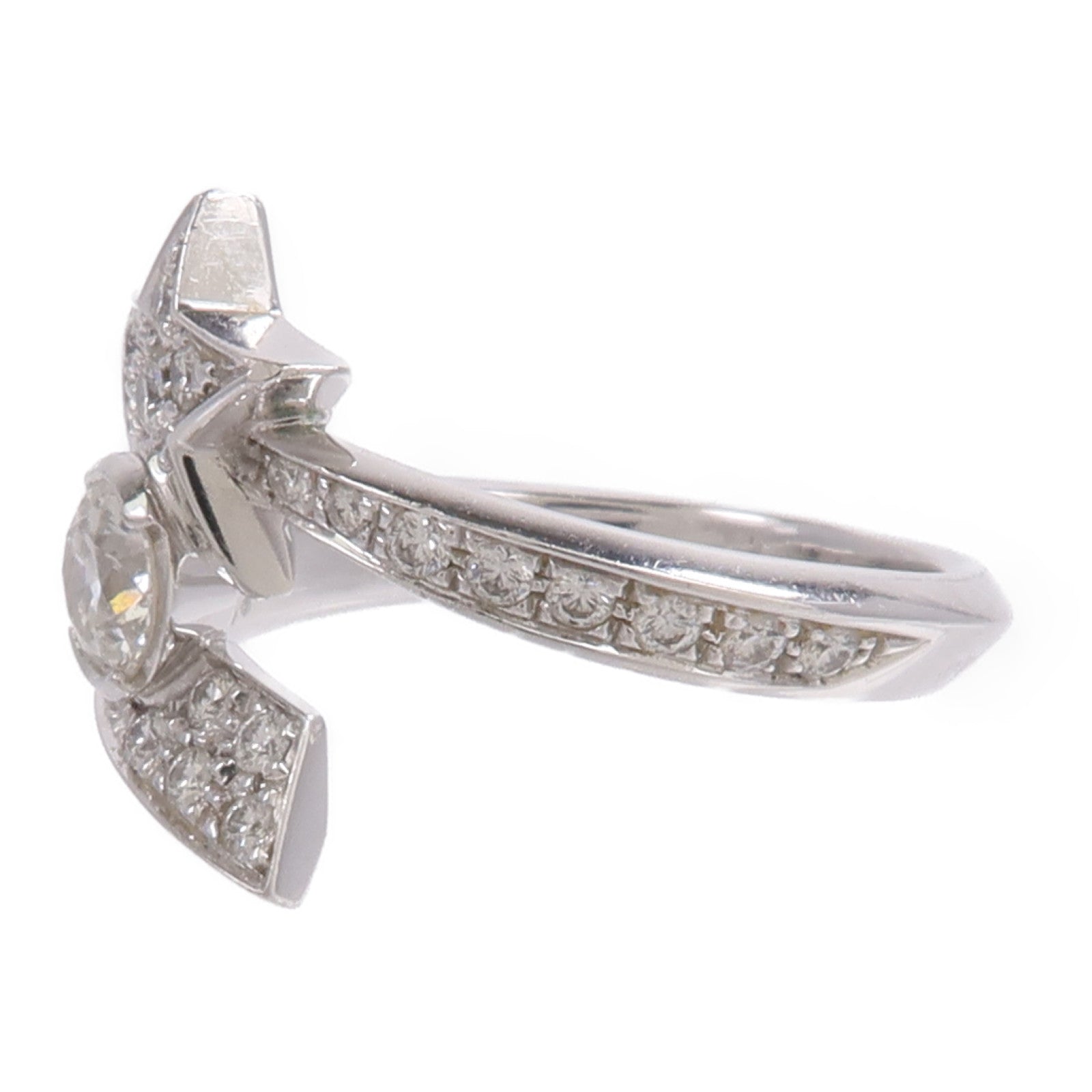 CHANEL 18K白金Comete Ring鑽石戒指