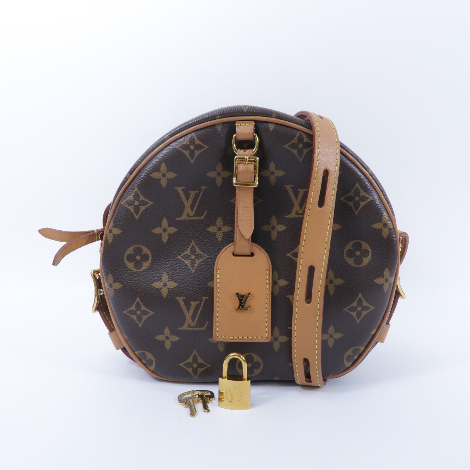 LOUIS VUITTON Monogram Boite Chapeau Souple MM肩背袋