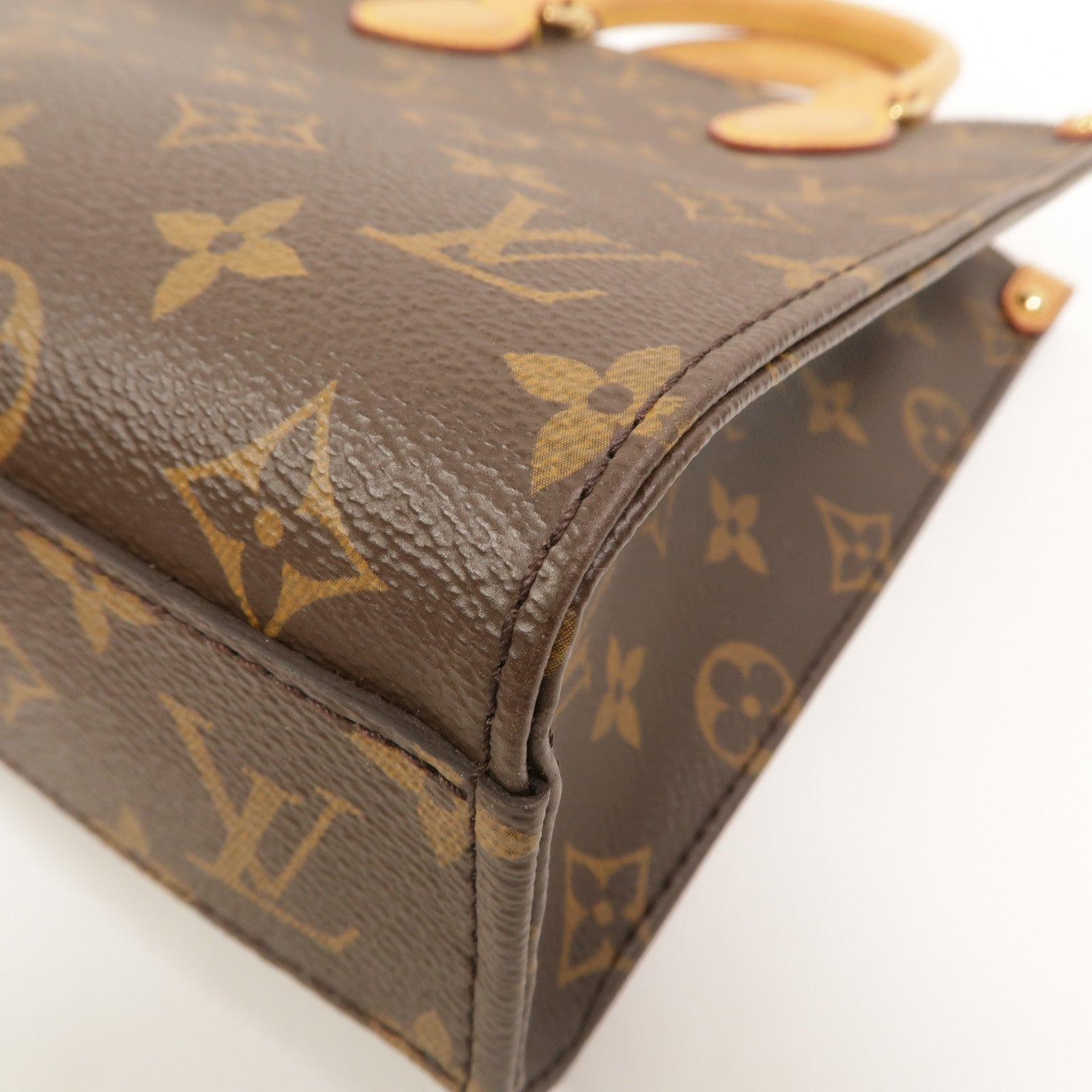 LOUIS VUITTON Monogram Sac Plat BB手挽肩背兩用袋
