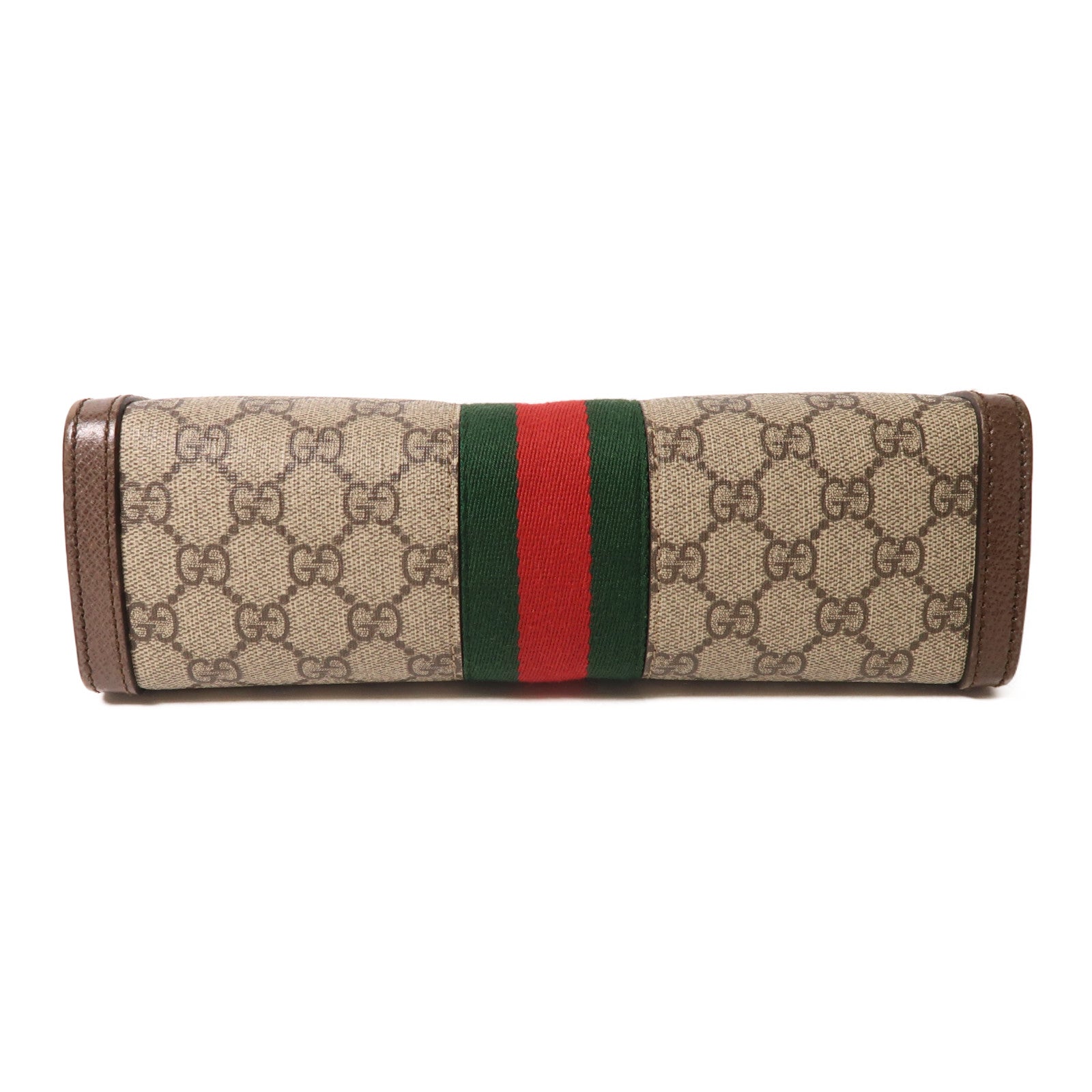 GUCCI 塗層帆布GG Supreme Ophidia金扣肩背袋
