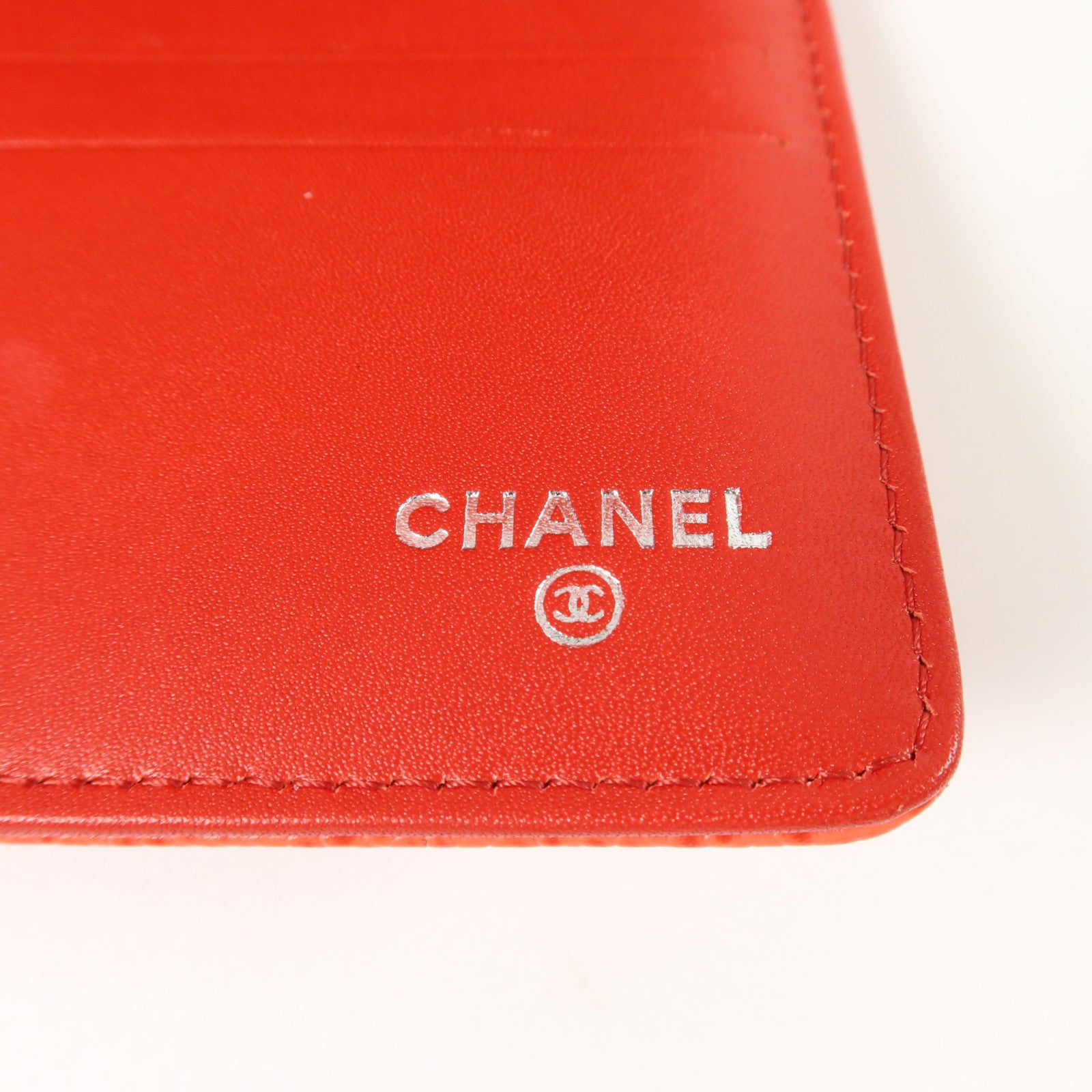 CHANEL 牛皮皮革Timeless CC Flap Long Walle銀扣長錢包