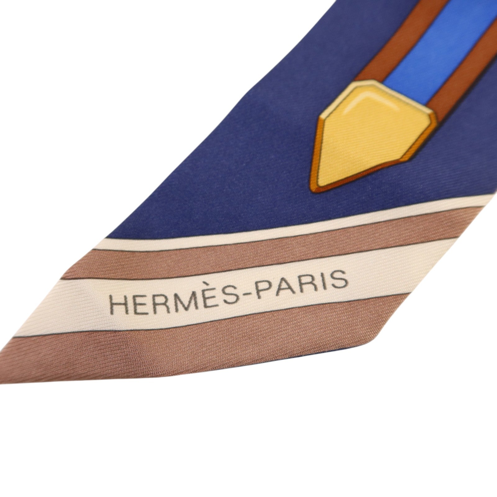 HERMES 絲質Twilly絲巾