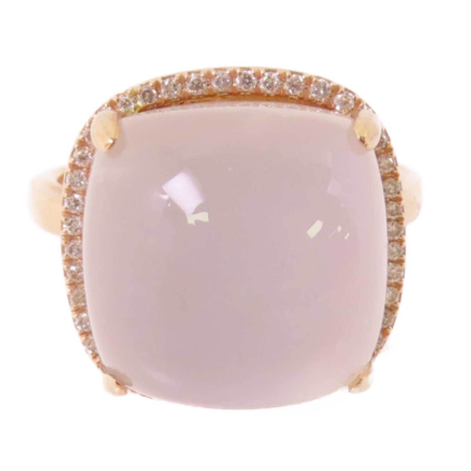 JEWELRY 18K玫瑰金/月光石Moon Stone Ring戒指US#4.75