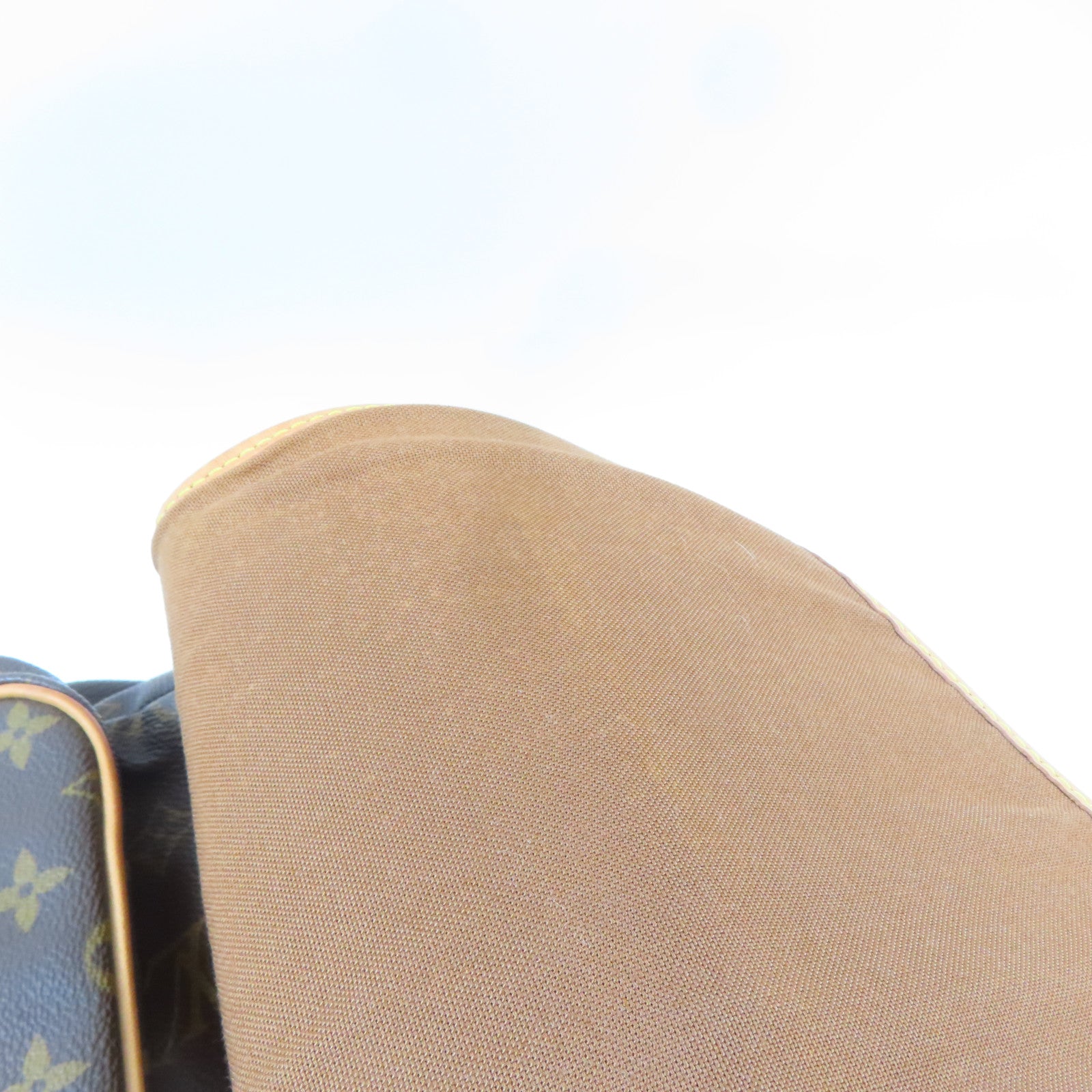 LOUIS VUITTON Monogram Hunting Bag金扣手挽肩背兩用袋啡色