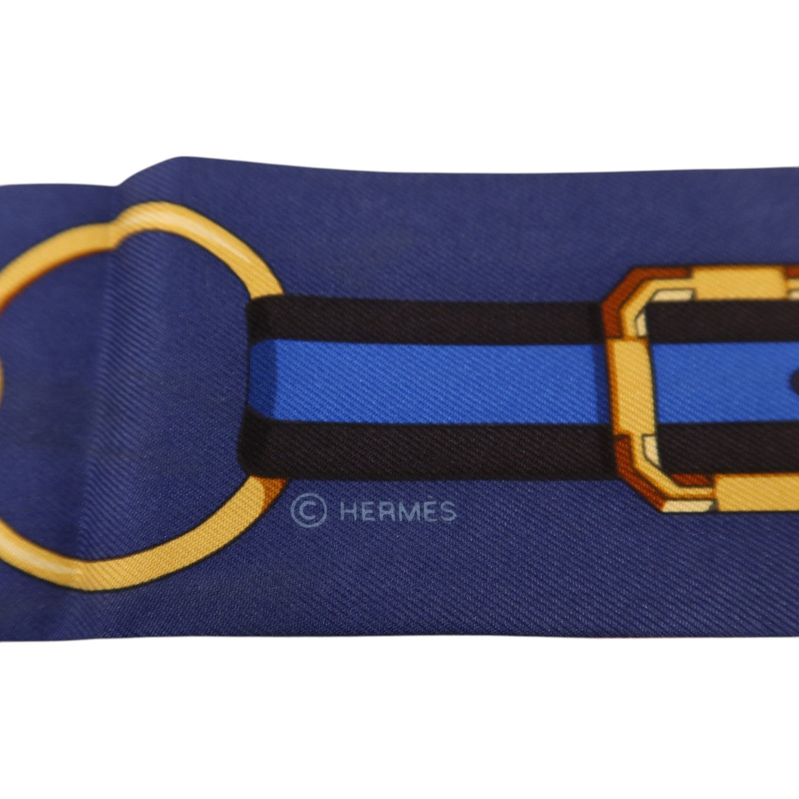 HERMES 絲質Twilly絲巾