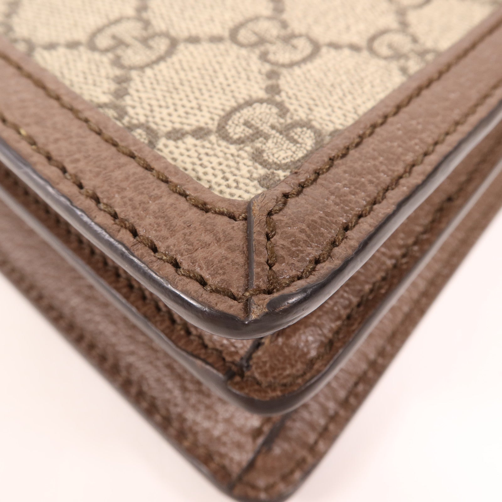 GUCCI 塗層帆布2 Way Shoulder金扣手挽肩背兩用袋